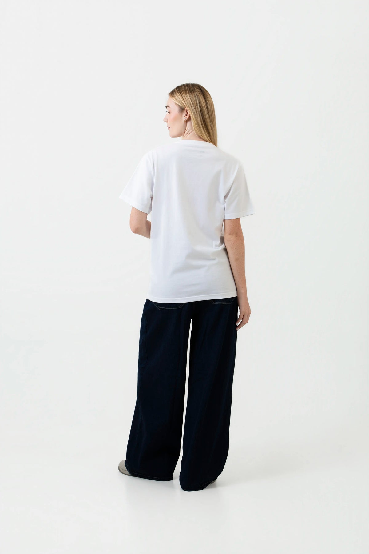 CAMISETA MANGA CORTA COLOR BLANCO BLANCO