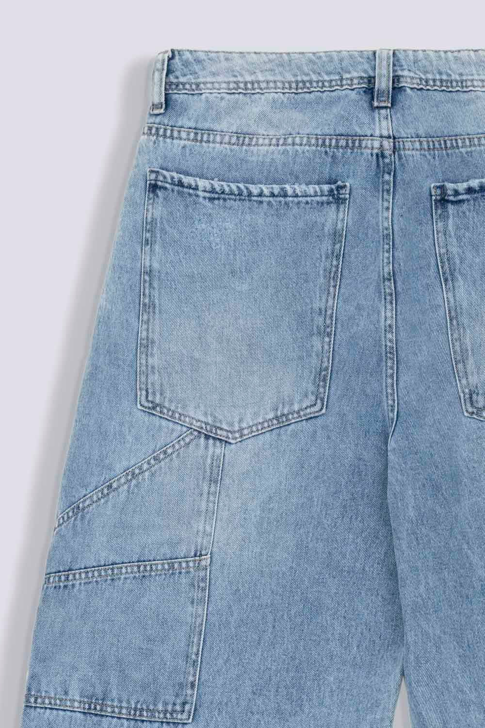 JEAN 5 BOLSILLOS COLOR AZUL MEDIO - QST