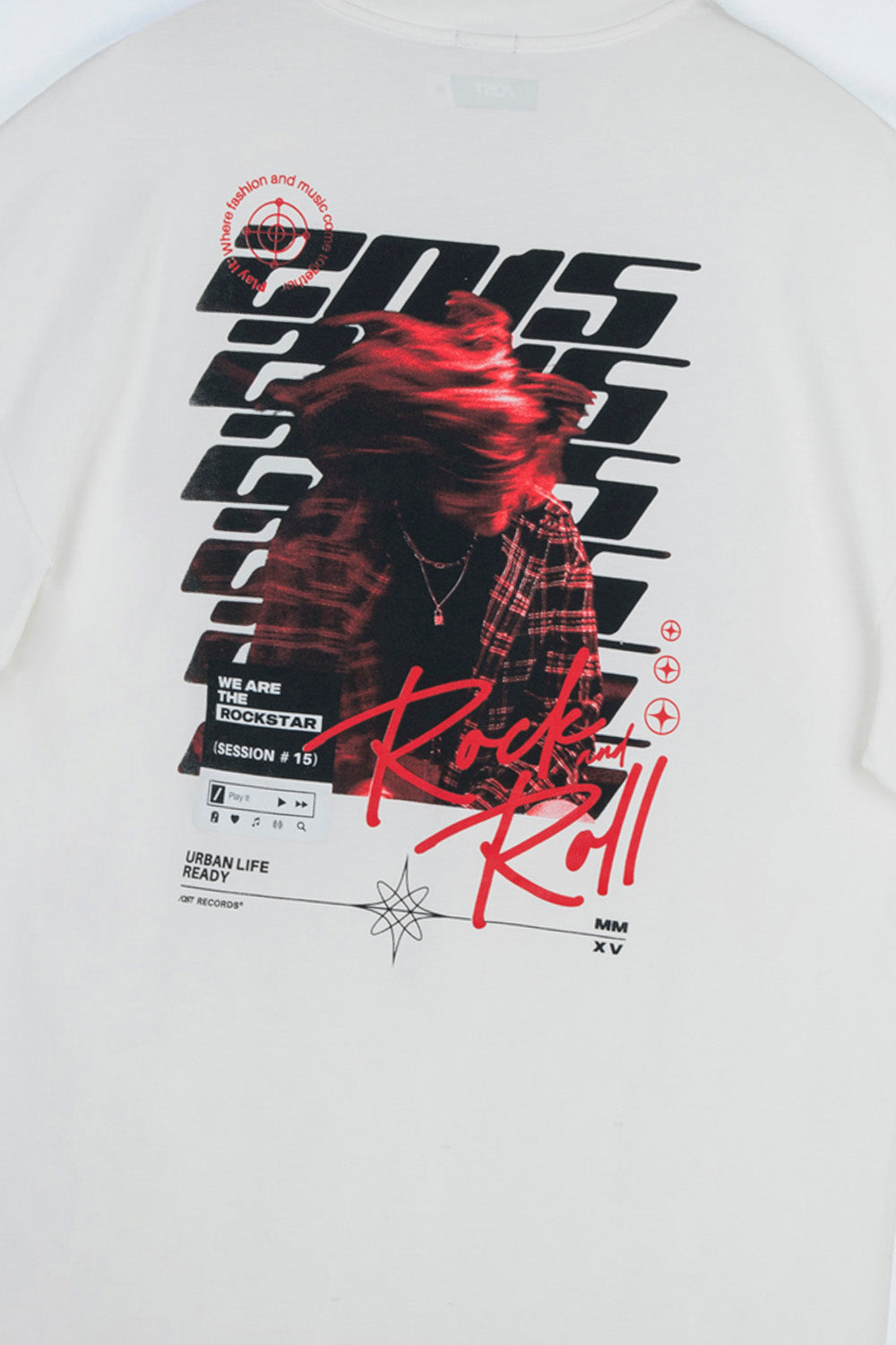 CAMISETA OVERSIZE COLOR IVORY