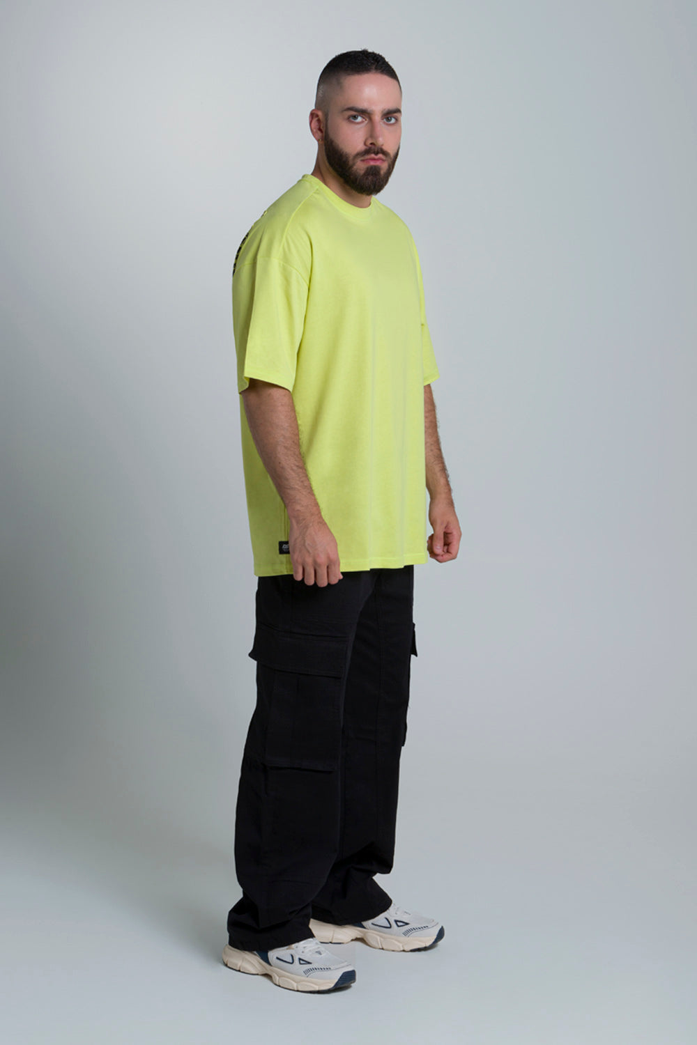 CAMISETA MANGA CORTA COLOR VERDE LIMA
