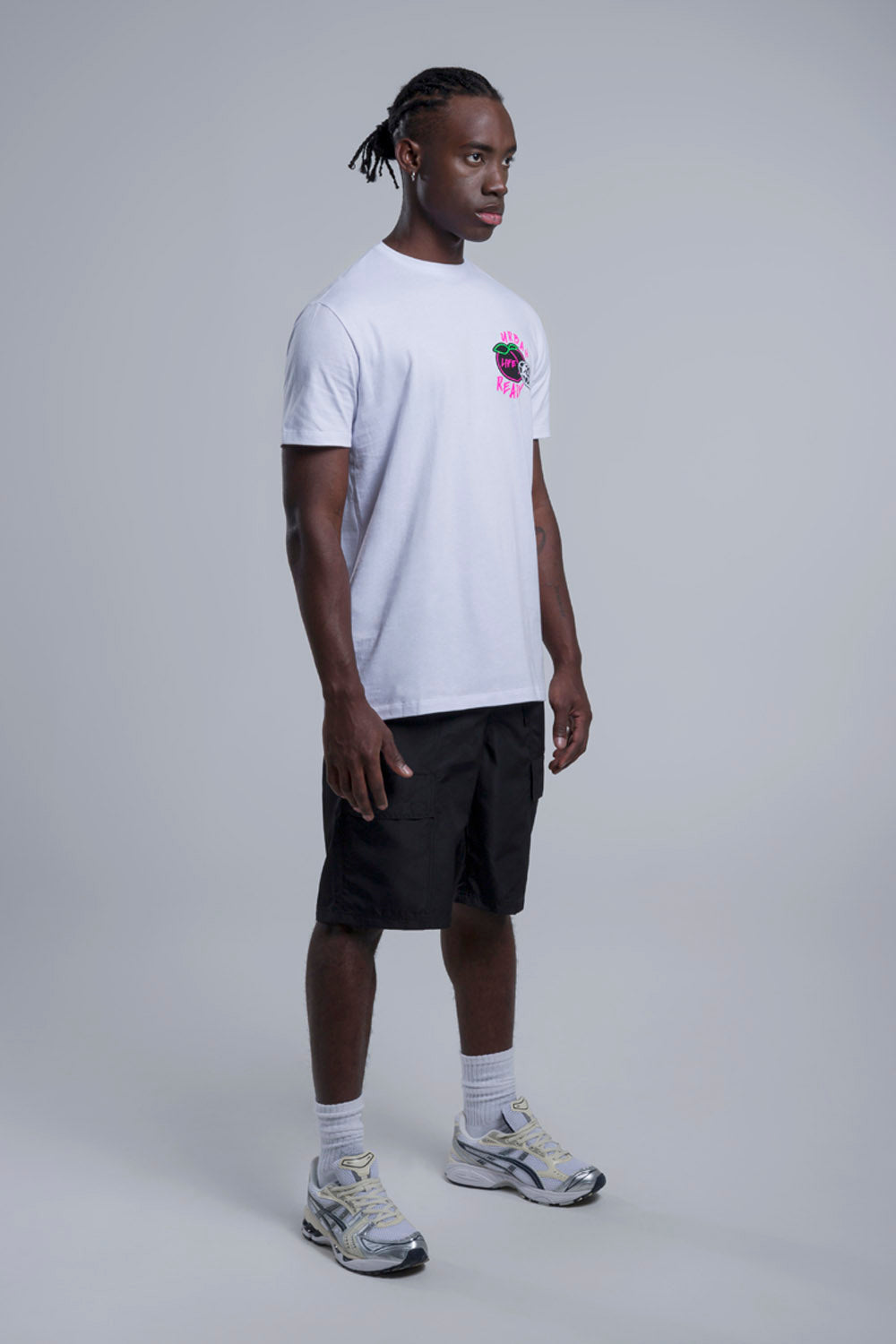 CAMISETA ESTAMPADO LOCALIZADO COLOR BLANCO OPTICO - QST