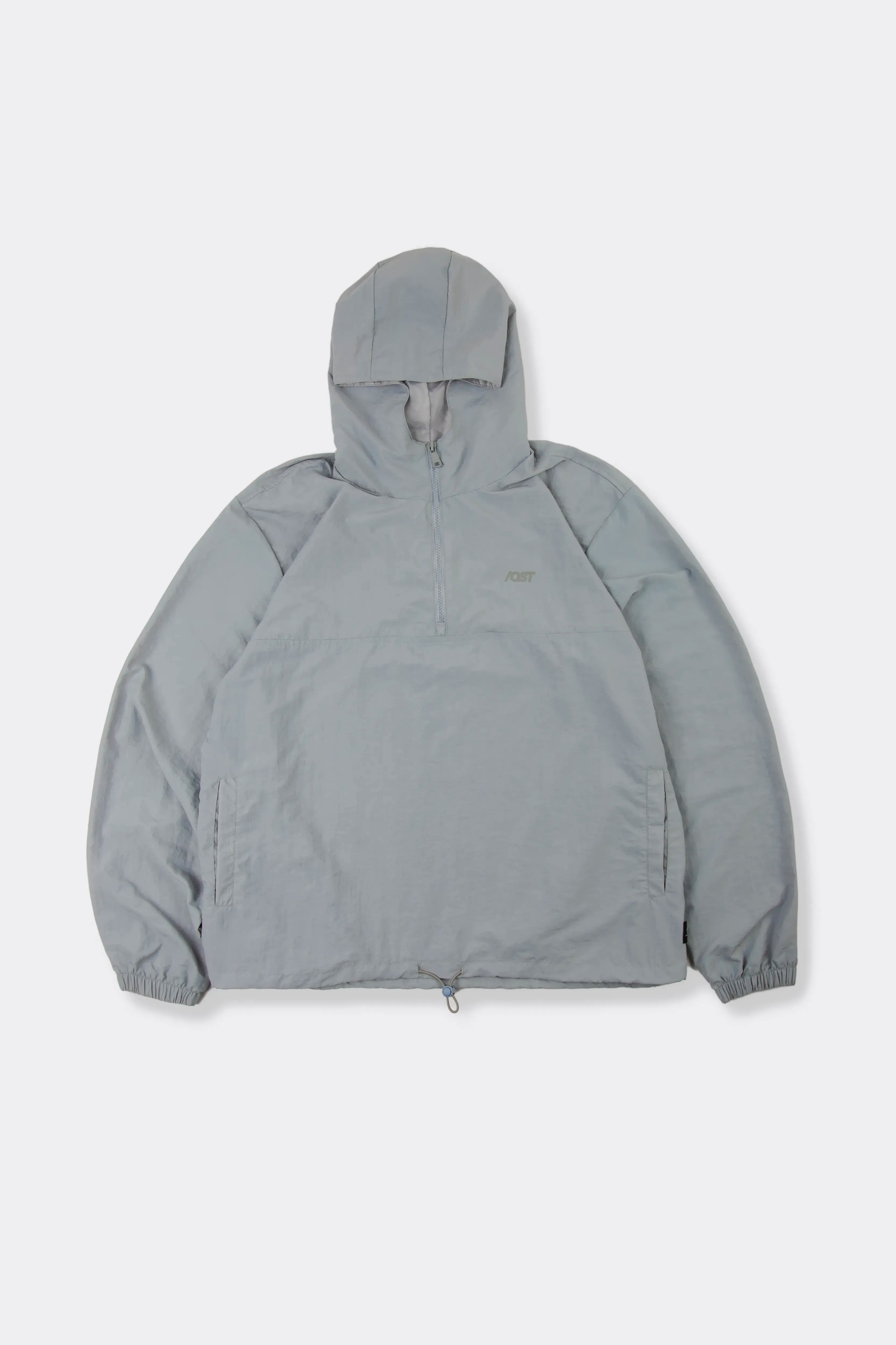 CHAQUETA ROMPEVIENTOS COLOR GRIS CLR