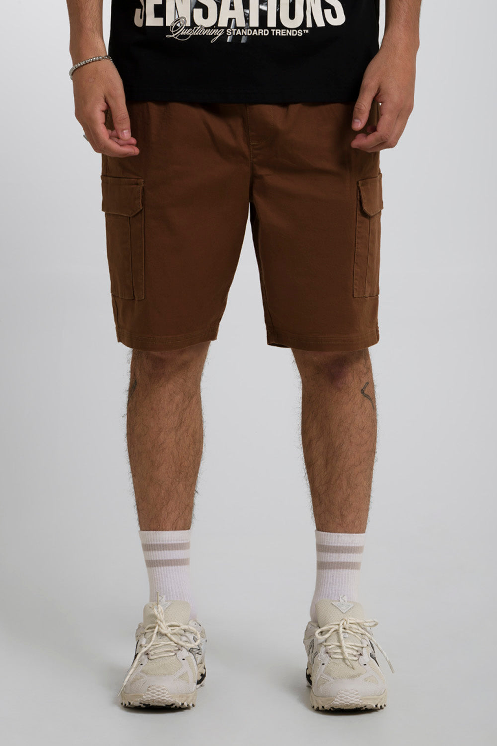 BERMUDA CARGO COLOR CAFE - QST