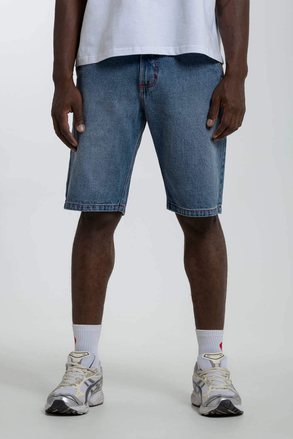 BERMUDA 5 BOLSILLOS COLOR AZUL MEDIO - QST