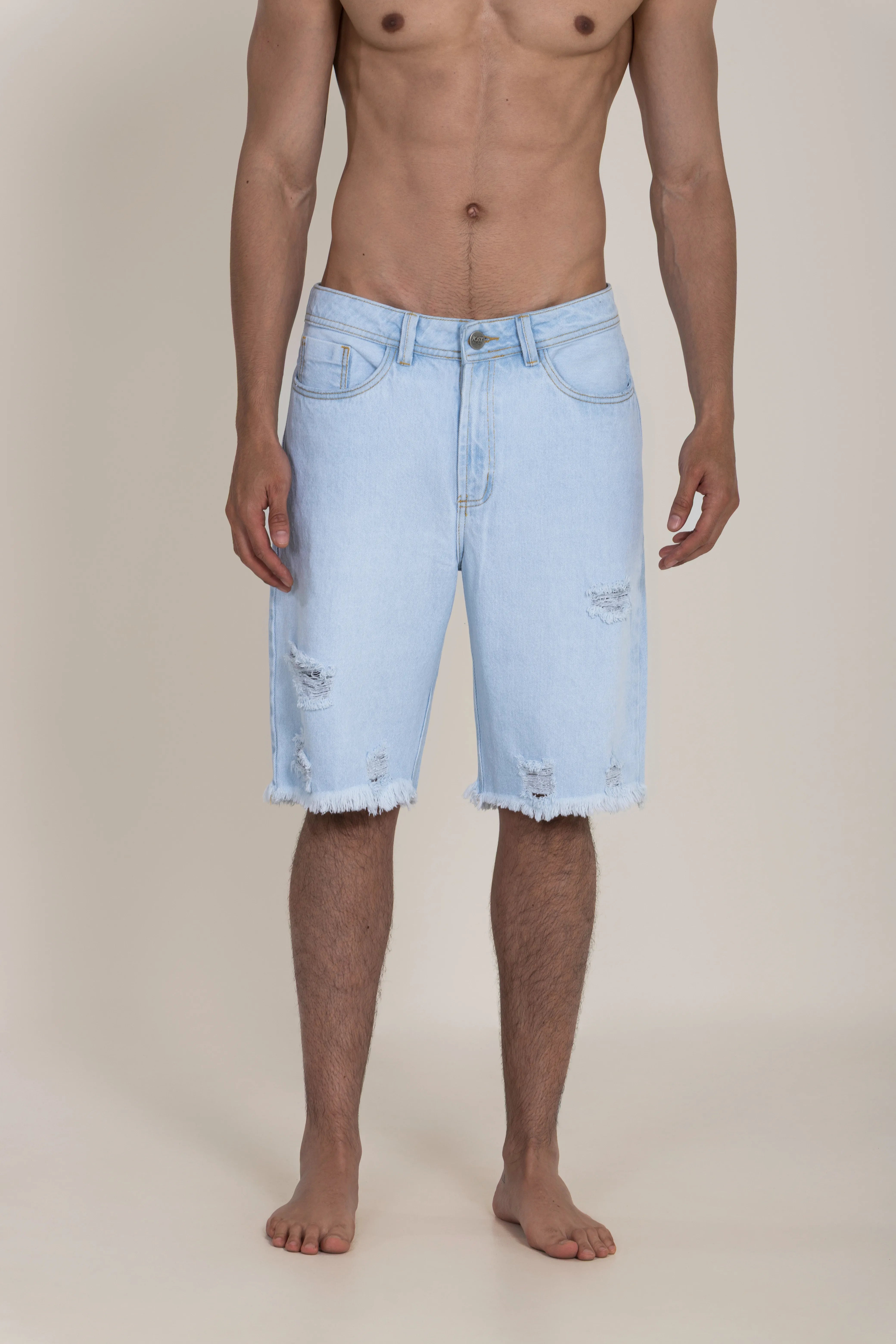 BERMUDA 5 BOLSILLOS COLOR AZUL HIELO - QST