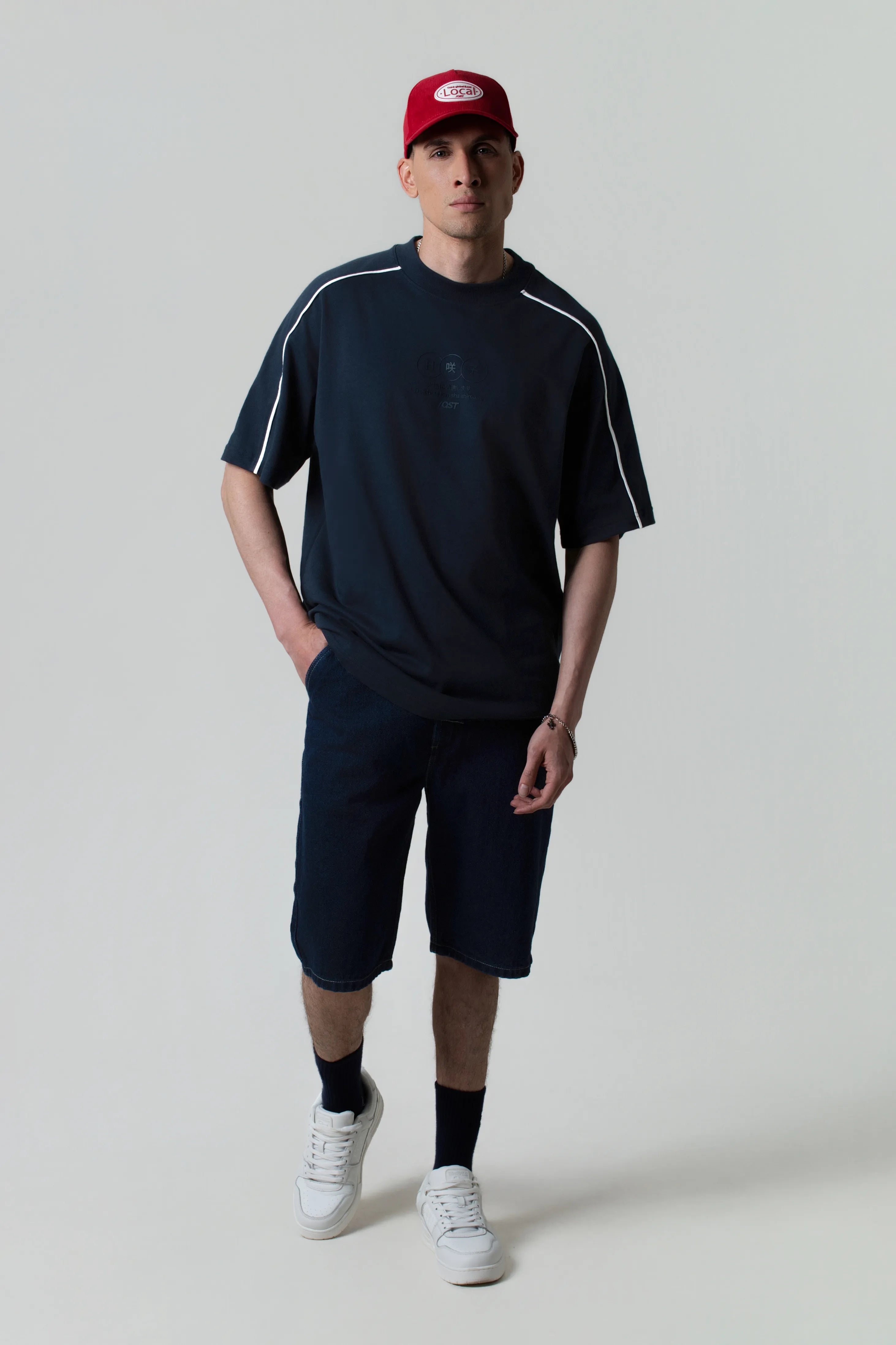 BERMUDA TIPO CHINO COLOR AZUL INDUSTRY