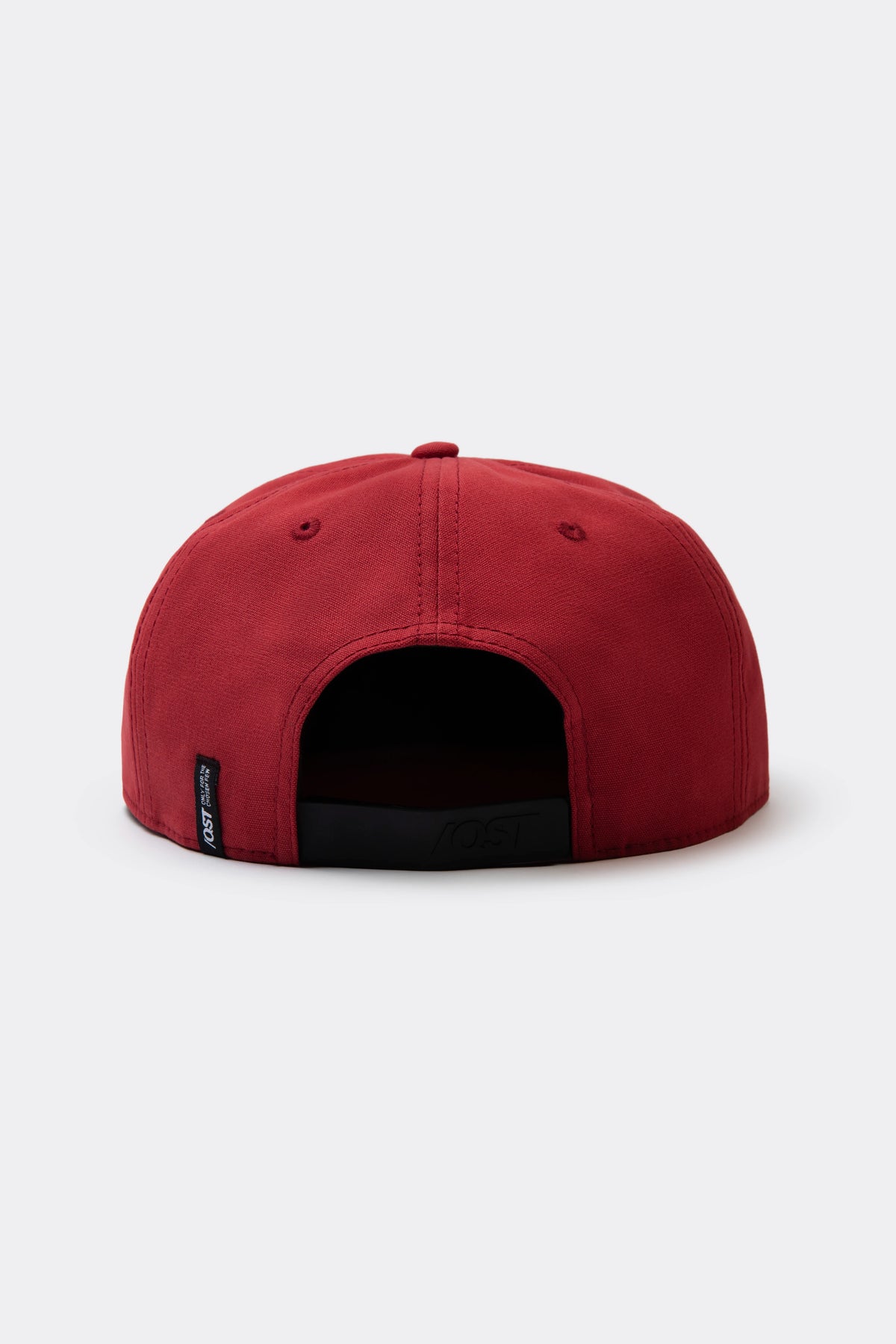 GORRA PLANA COLOR ROJO OSCURO