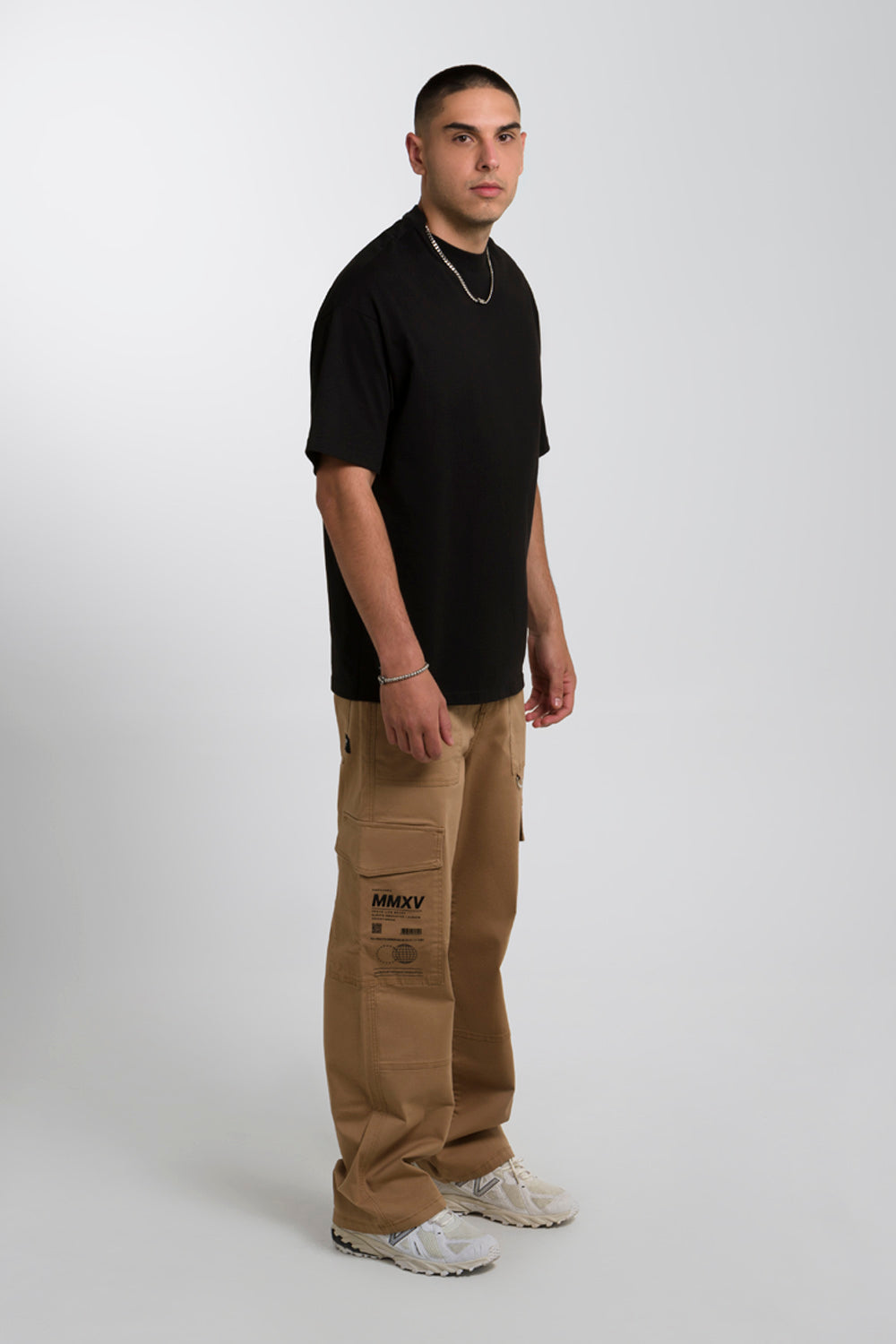 PANTALON CARGO COLOR DARK IVY - QST