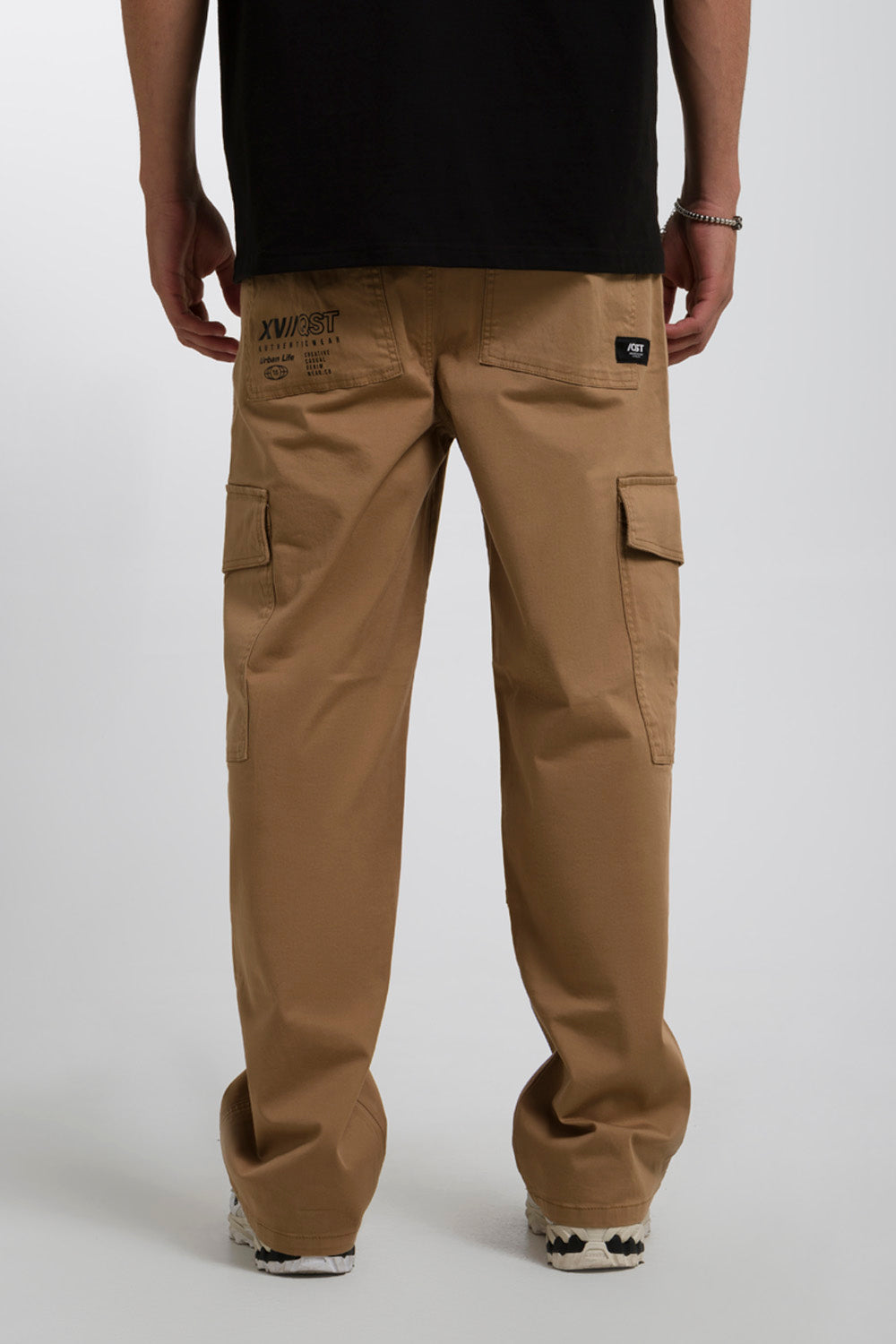 PANTALON CARGO COLOR DARK IVY - QST