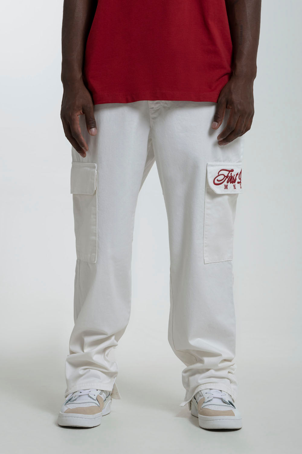 PANTALON CARGO COLOR CRUDO