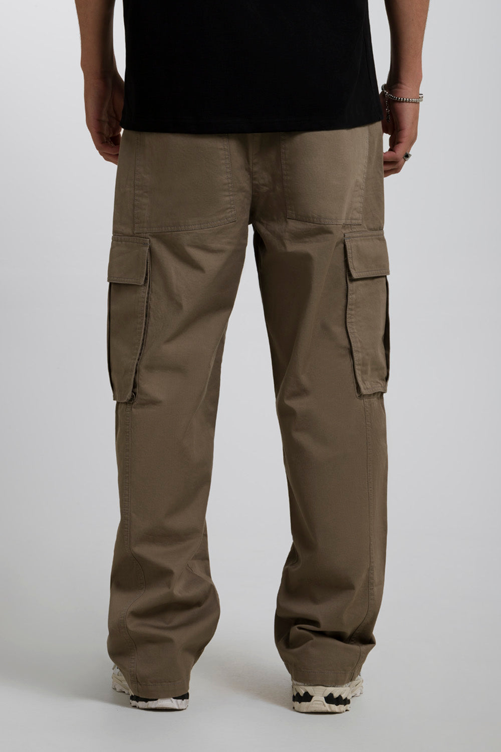 PANTALON CARGO COLOR TAUPE - QST