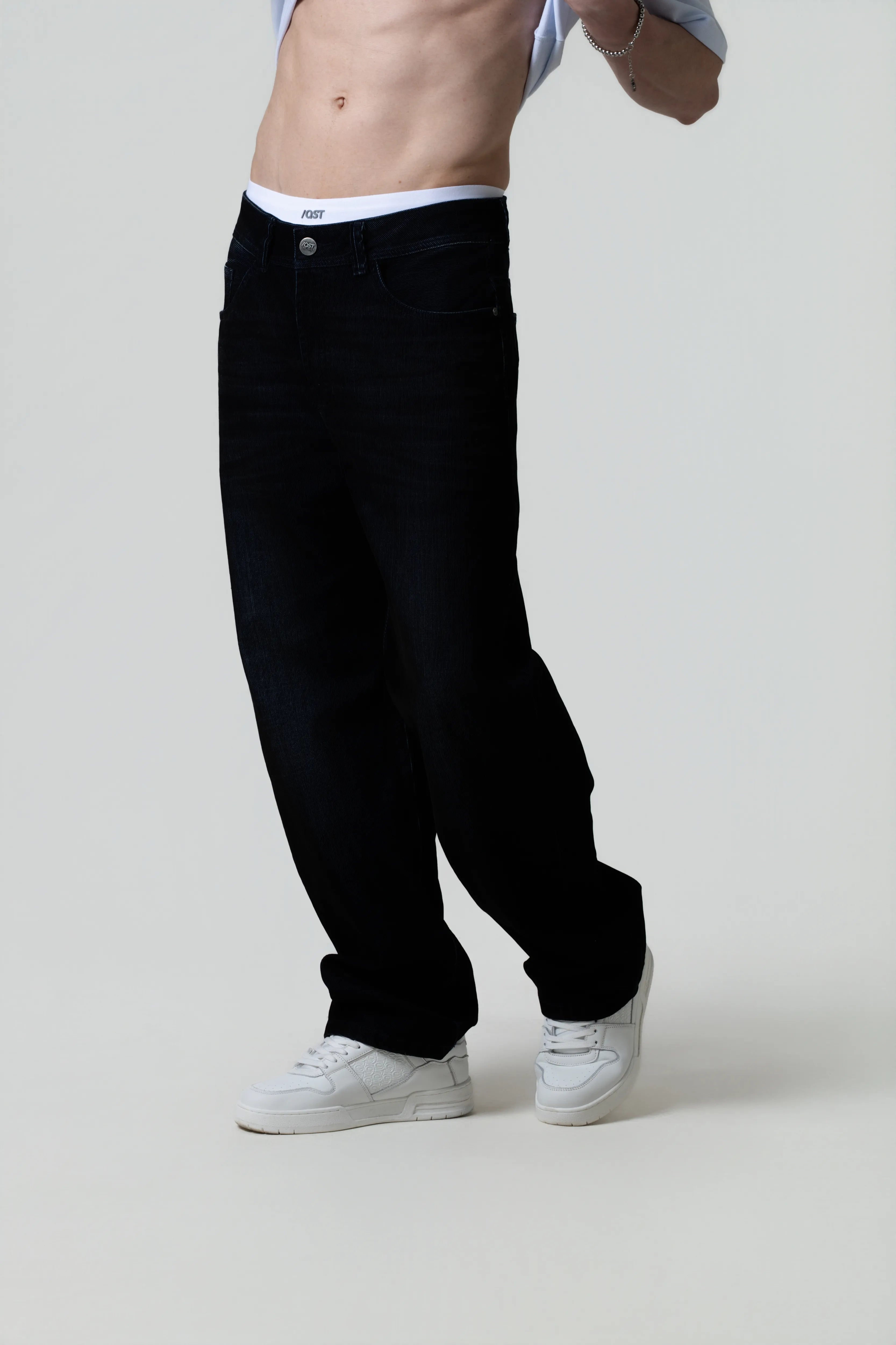 PANTALON 5 BOLSILLOS COLOR AZUL OSCURO