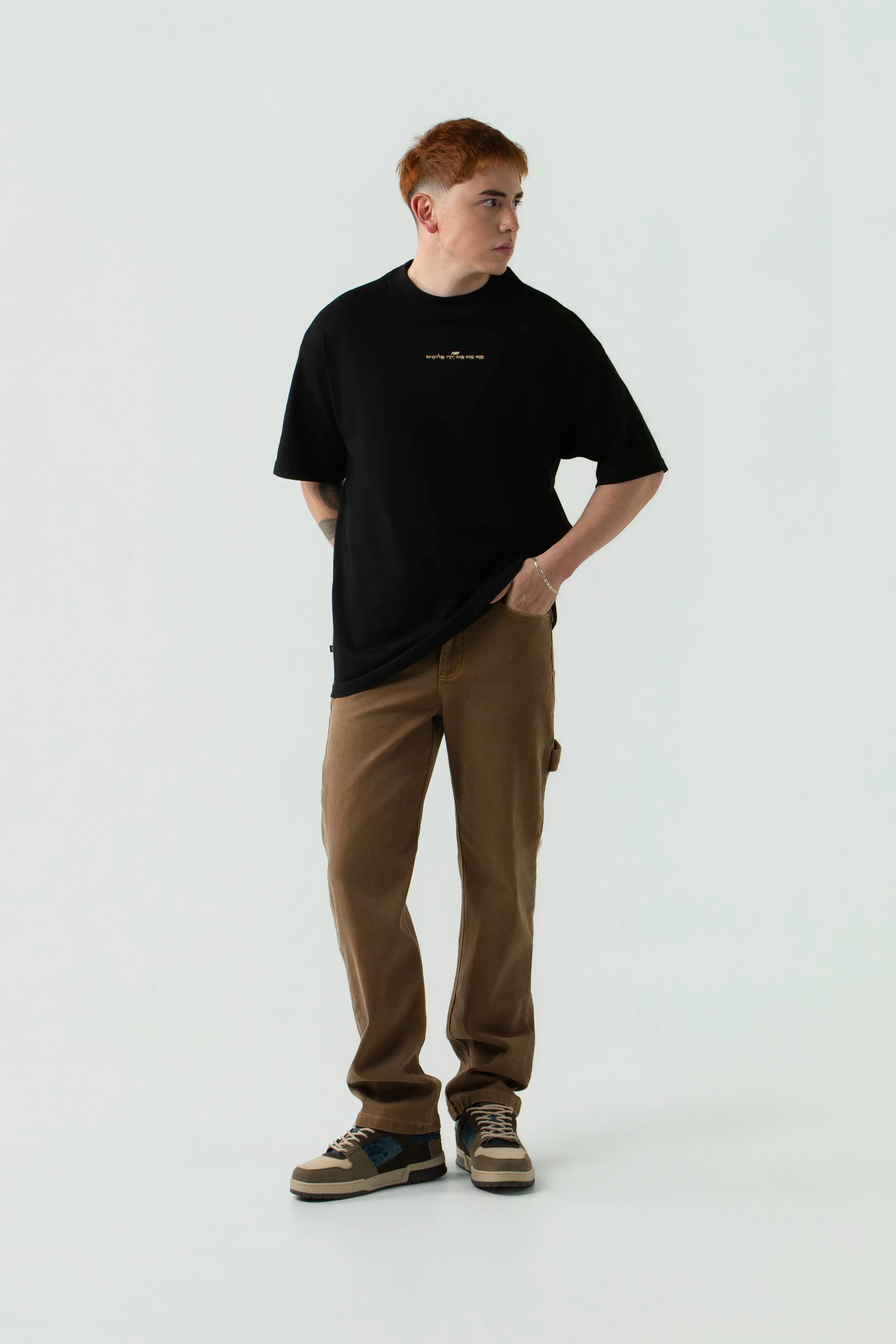 PANTALON CARGO COLOR CAFE