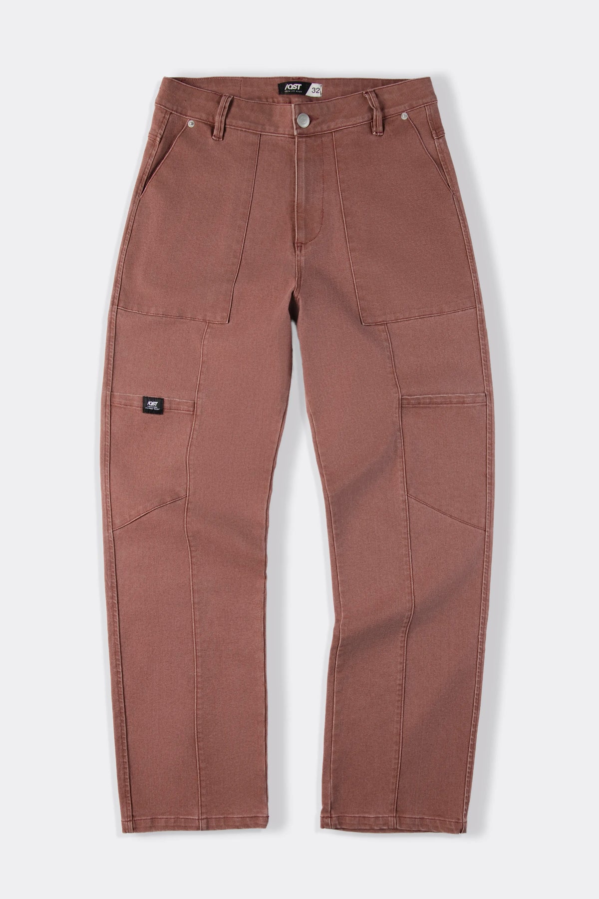 PANTALON TIPO CHINO COLOR TERRACOTA