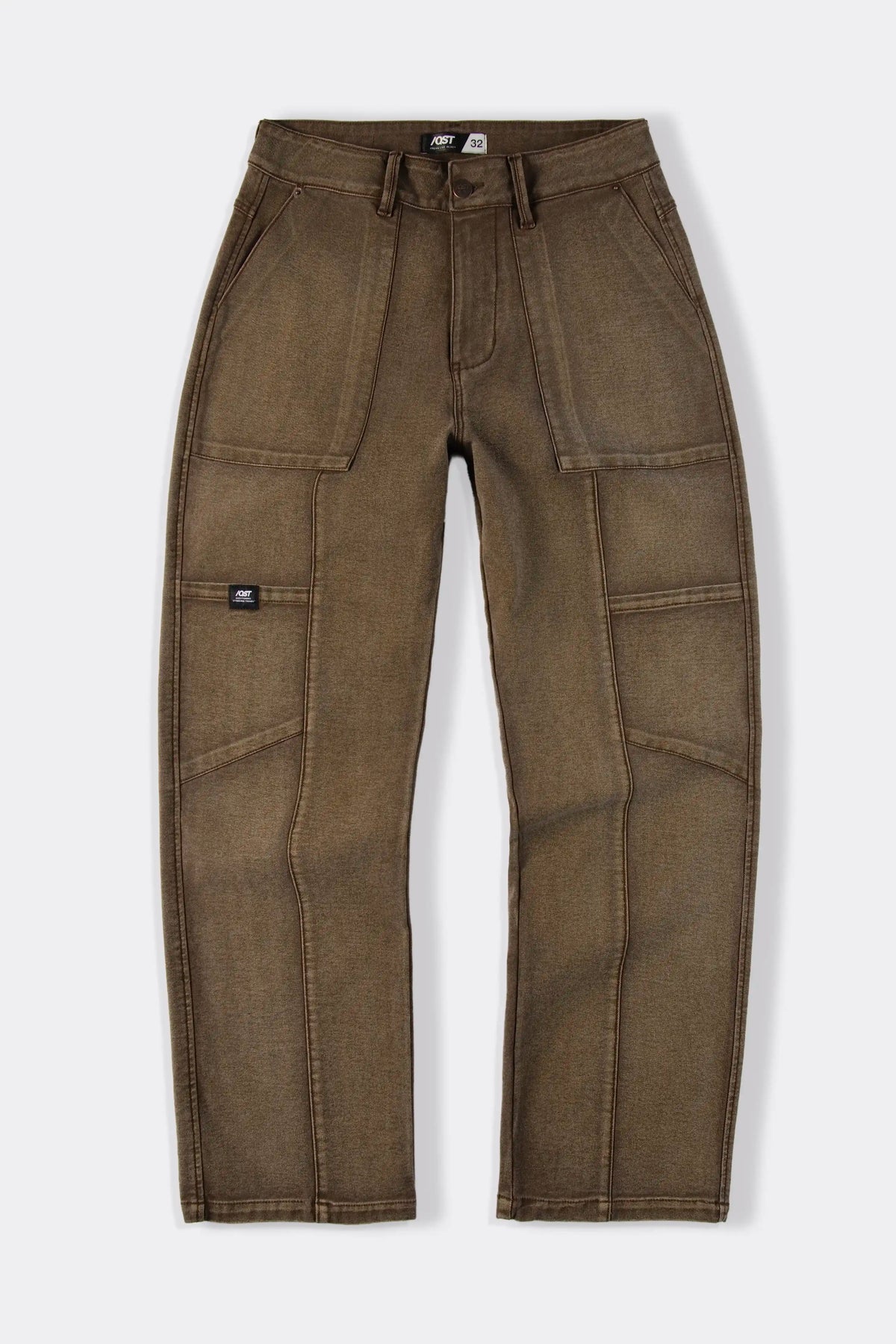 PANTALON TIPO CHINO COLOR CAFE