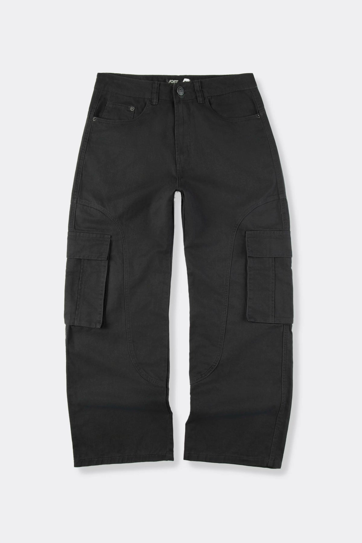 PANTALON CARGO COLOR GRIS OSCURO