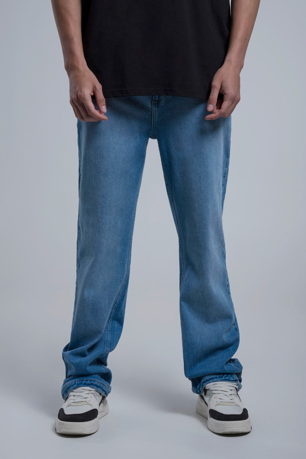 JEAN 5 BOLSILLOS COLOR AZUL MEDIO - QST