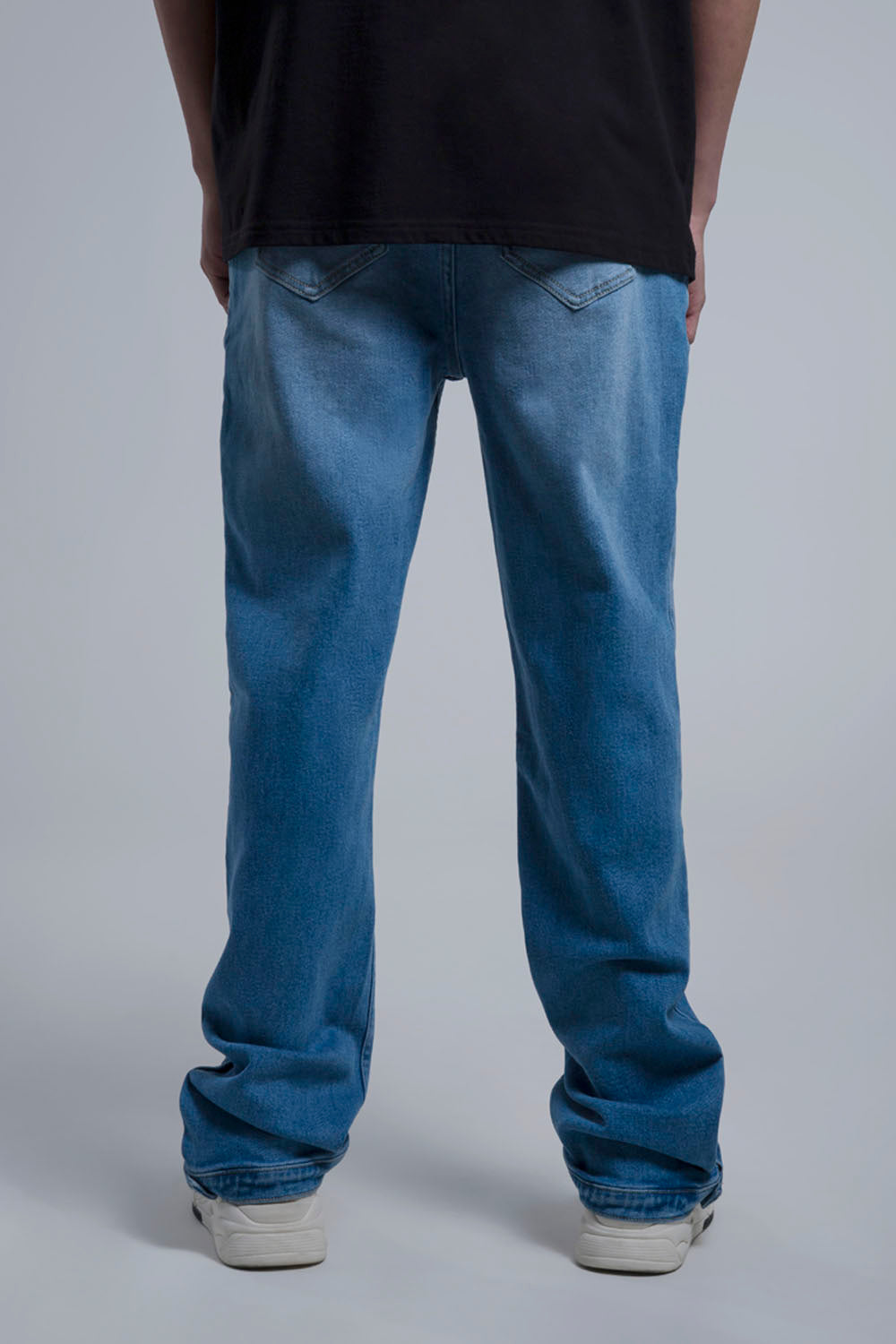 JEAN 5 BOLSILLOS COLOR AZUL MEDIO - QST