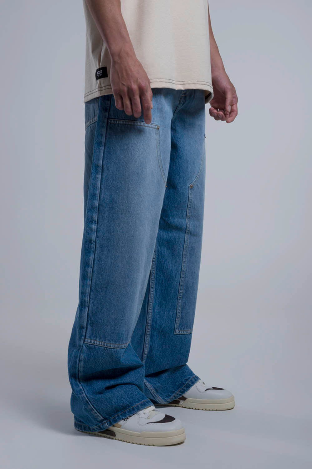 JEAN 5 BOLSILLOS COLOR AZUL MEDIO