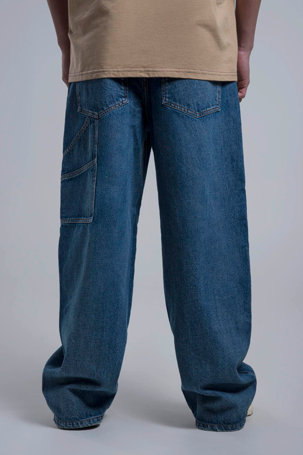 JEAN 5 BOLSILLOS COLOR AZUL OSCURO