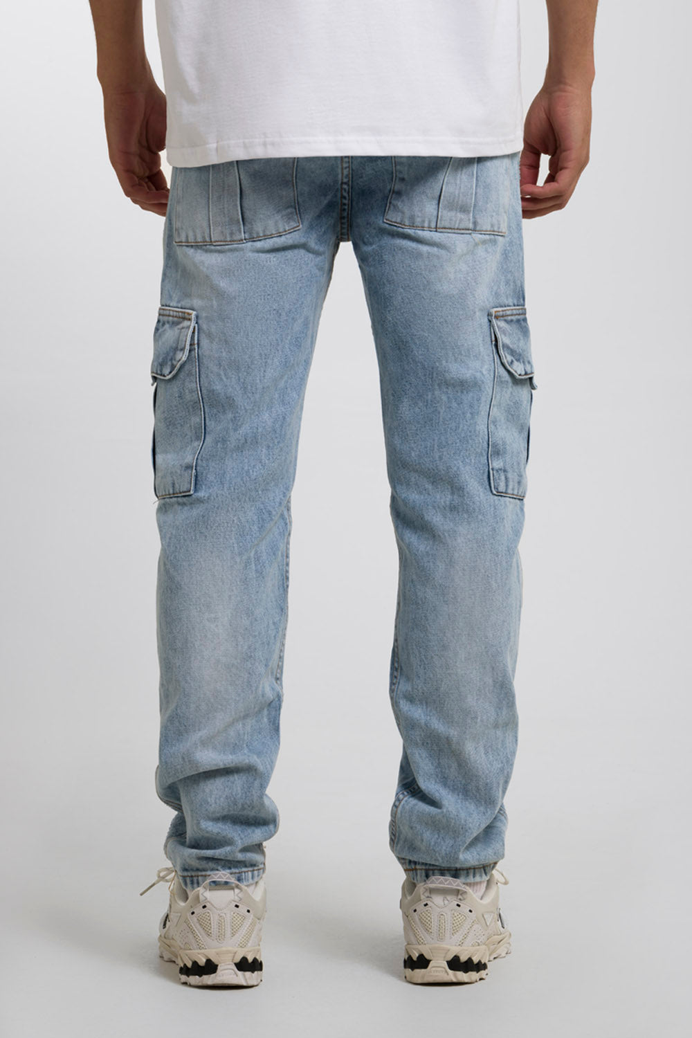 JEAN CARGO COLOR AZUL MEDIO CLARO - QST