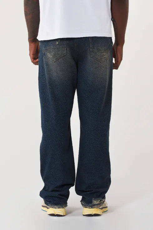 JEAN 5 BOLSILLOS COLOR AZUL OSCURO