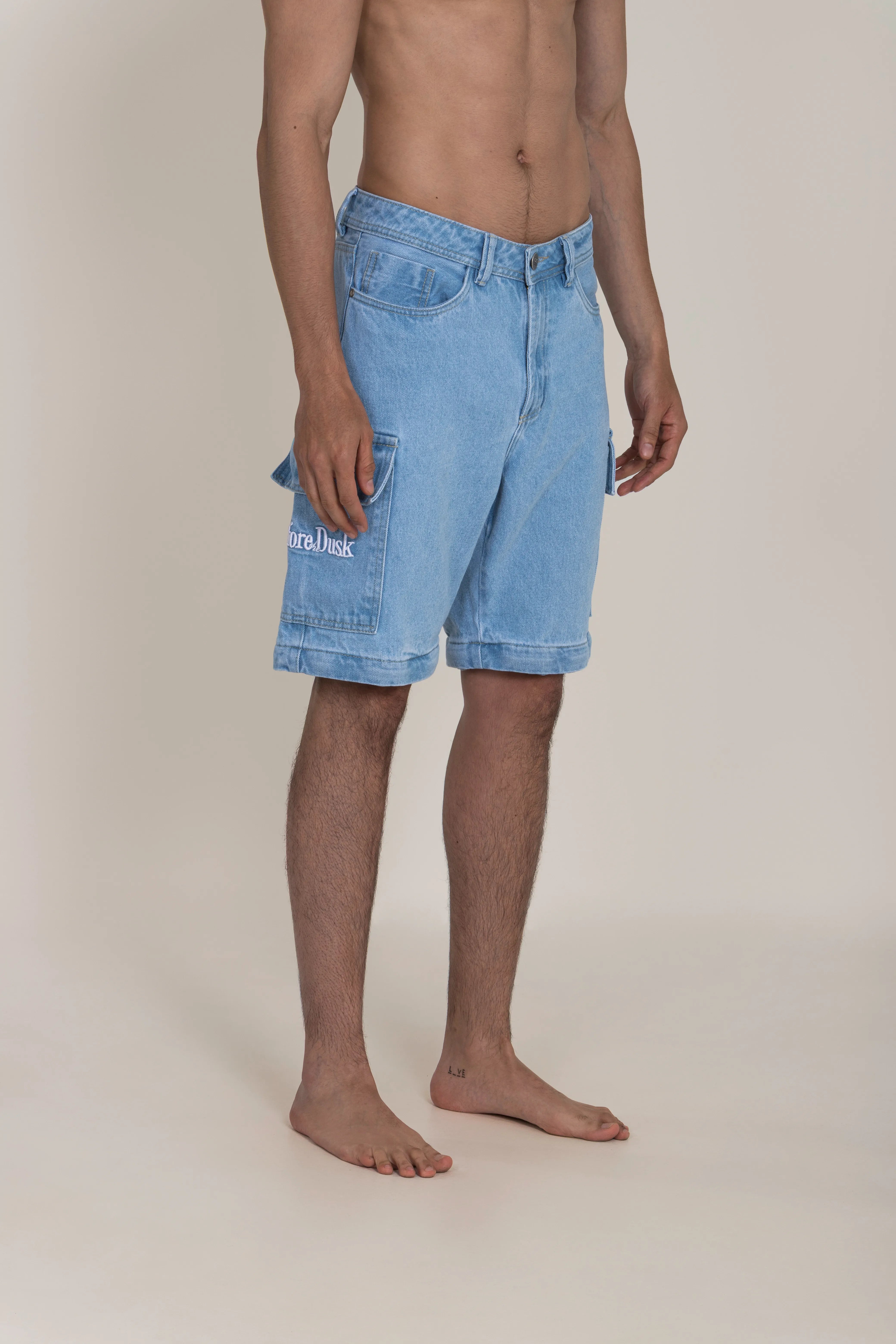 JEAN CARGO COLOR AZUL HIELO - QST