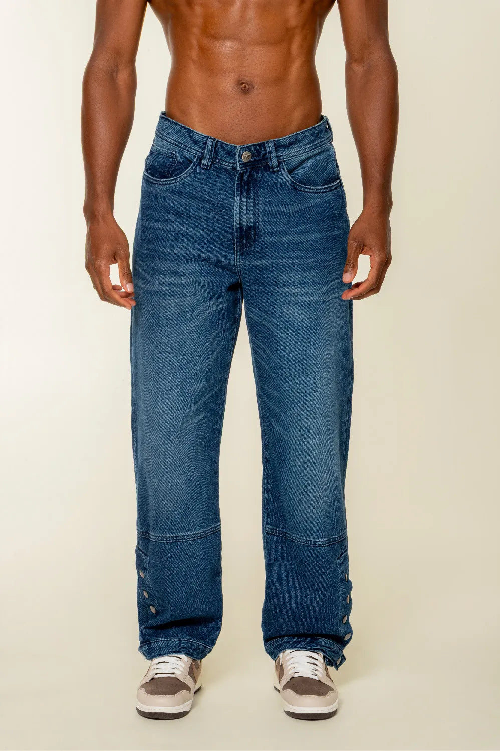 JEAN 5 BOLSILLOS COLOR AZUL OSCURO - QST