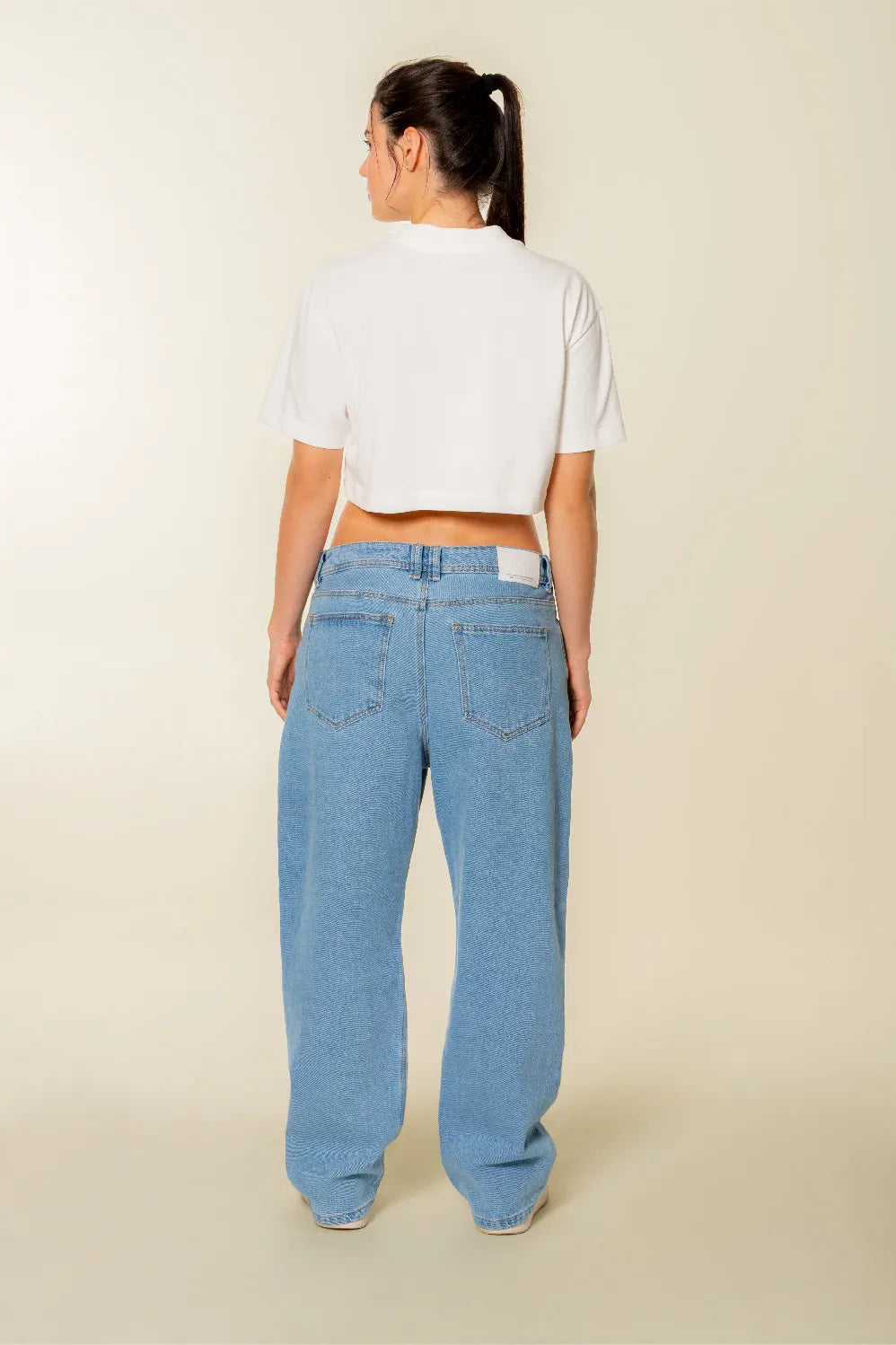 JEAN 5 BOLSILLOS COLOR AZUL HIELO - QST