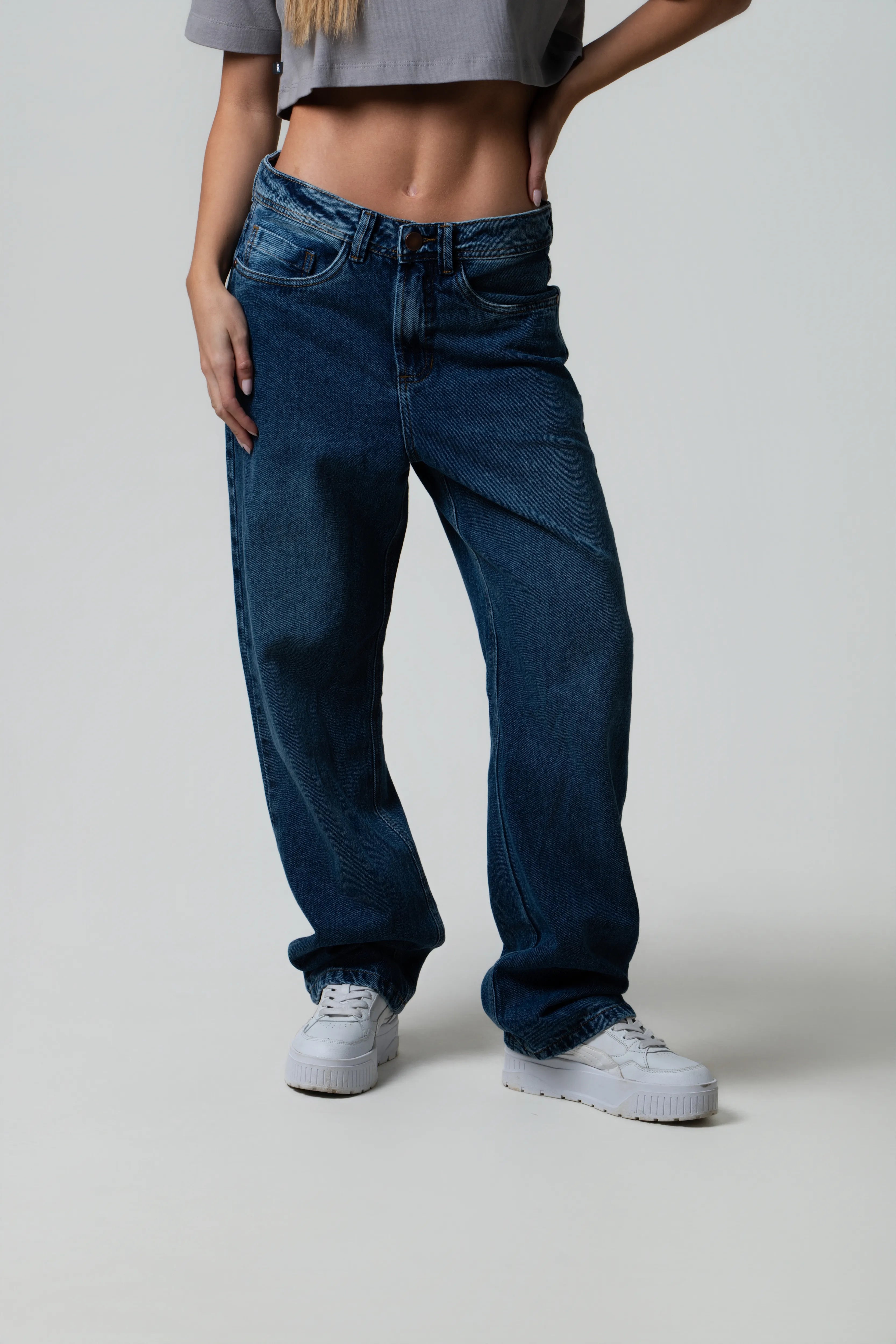 JEAN 5 BOLSILLOS COLOR AZUL OSCURO