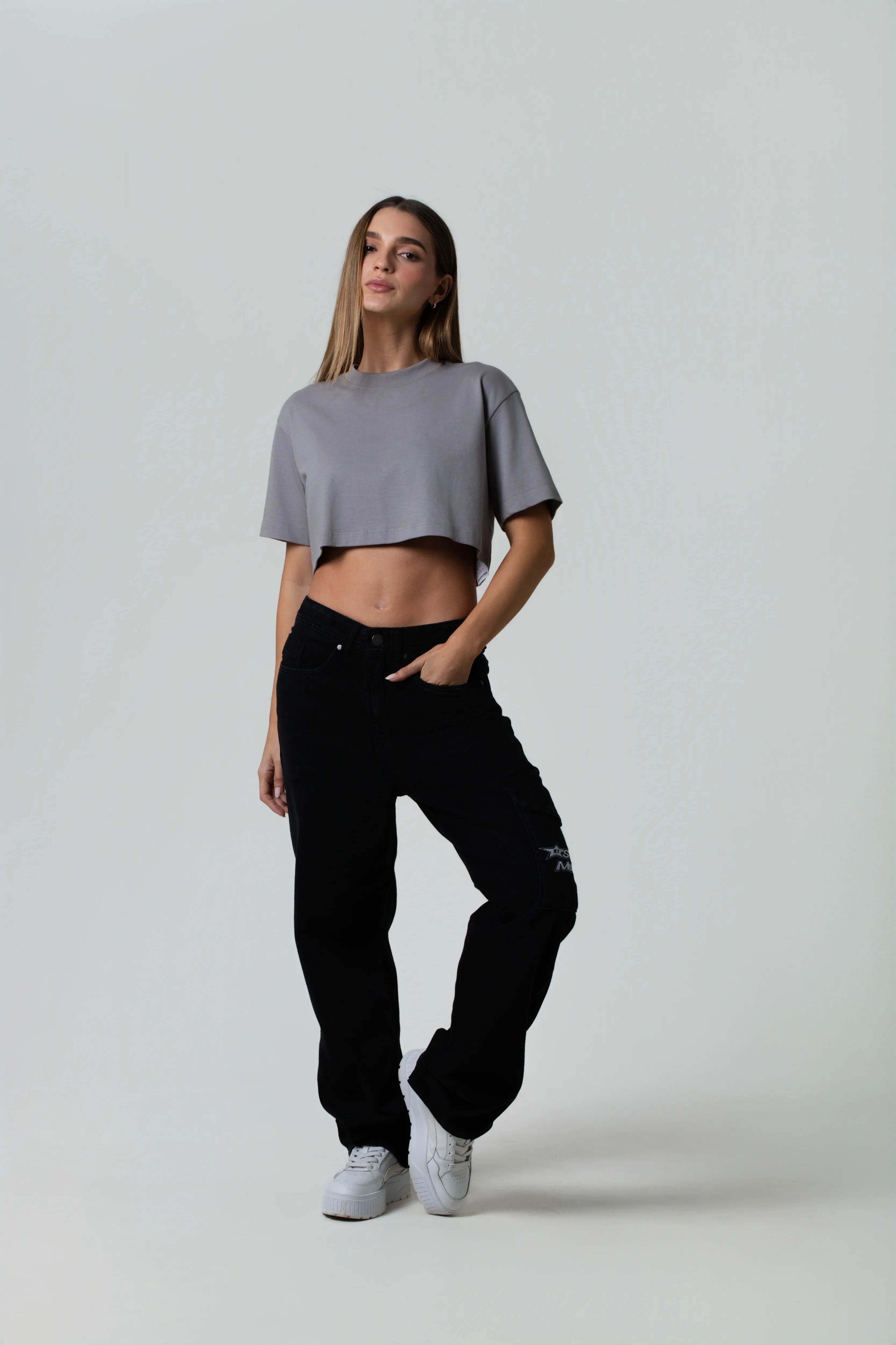 JEAN 5 BOLSILLOS COLOR NEGRO