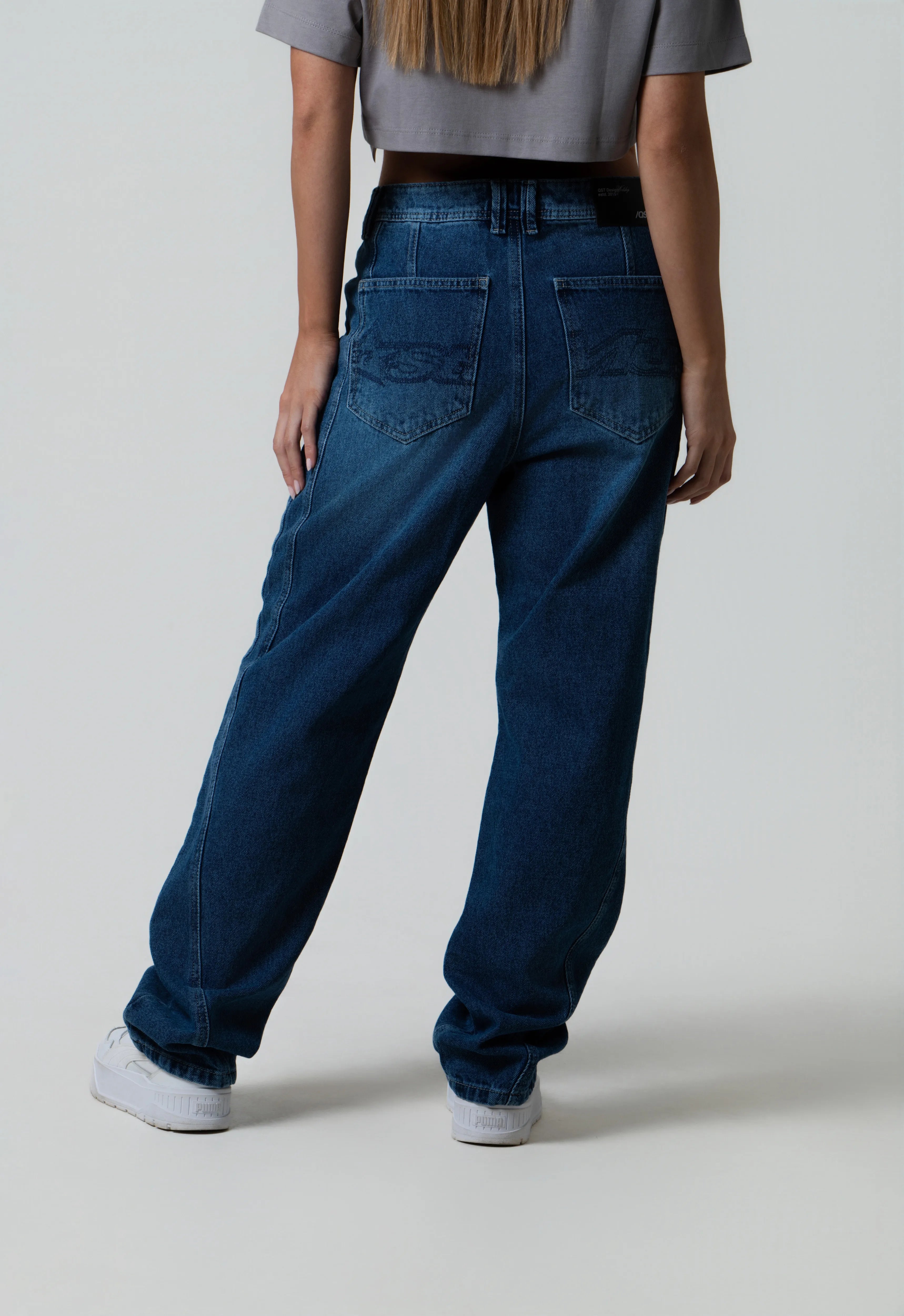 JEAN 5 BOLSILLOS COLOR AZUL MEDIO