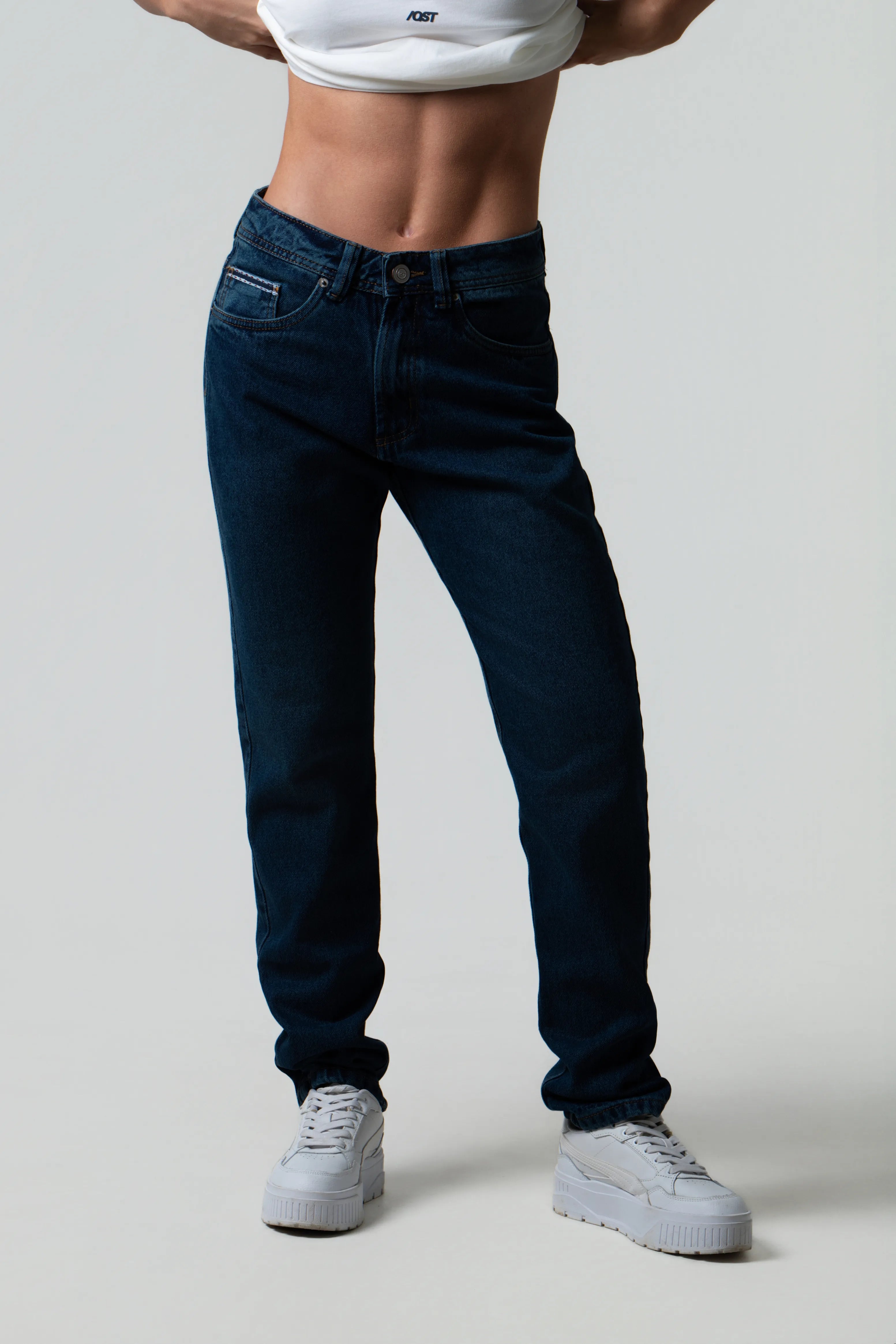 JEAN 5 BOLSILLOS COLOR AZUL OSCURO