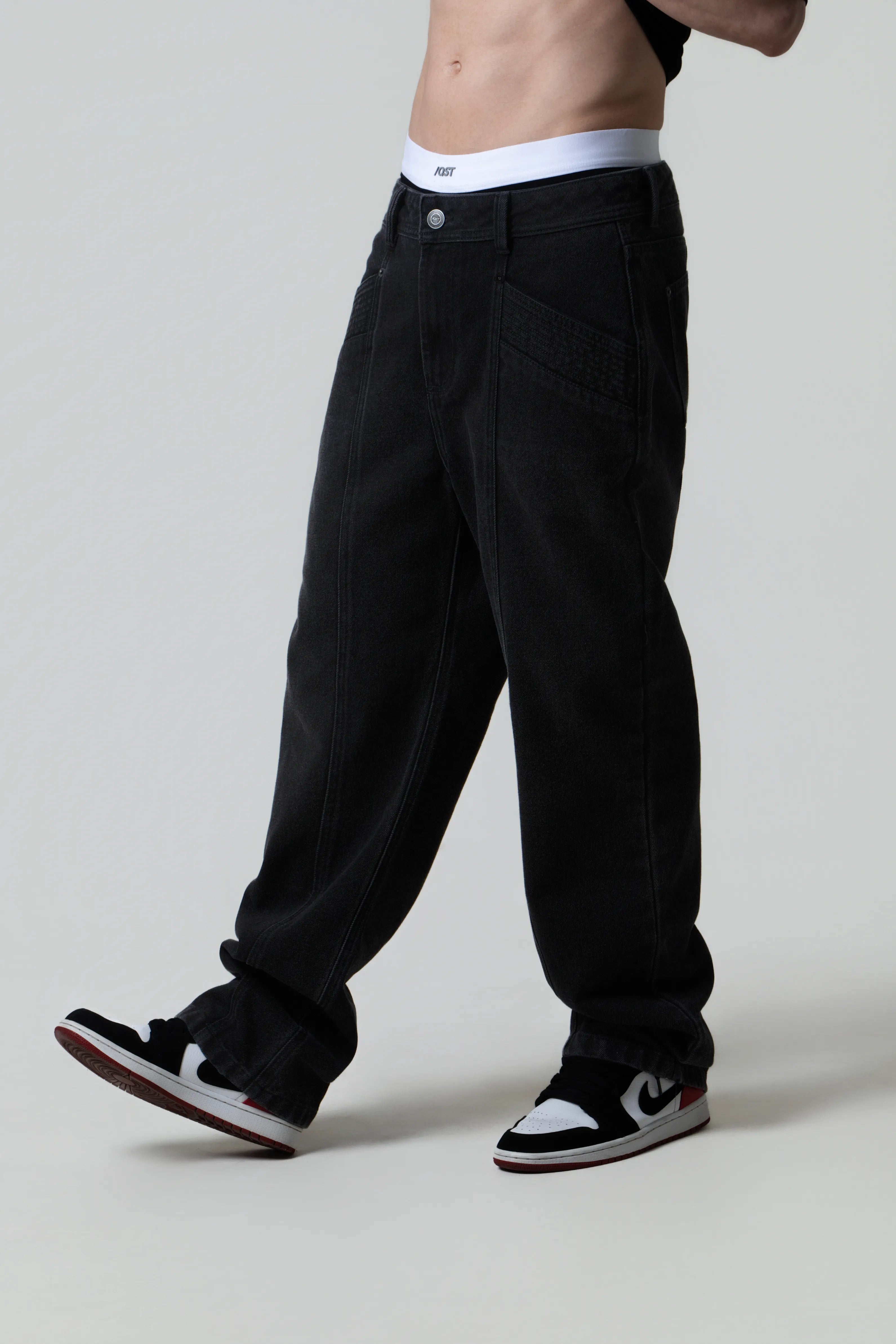 JEAN 5 BOLSILLOS COLOR GRIS OSCURO