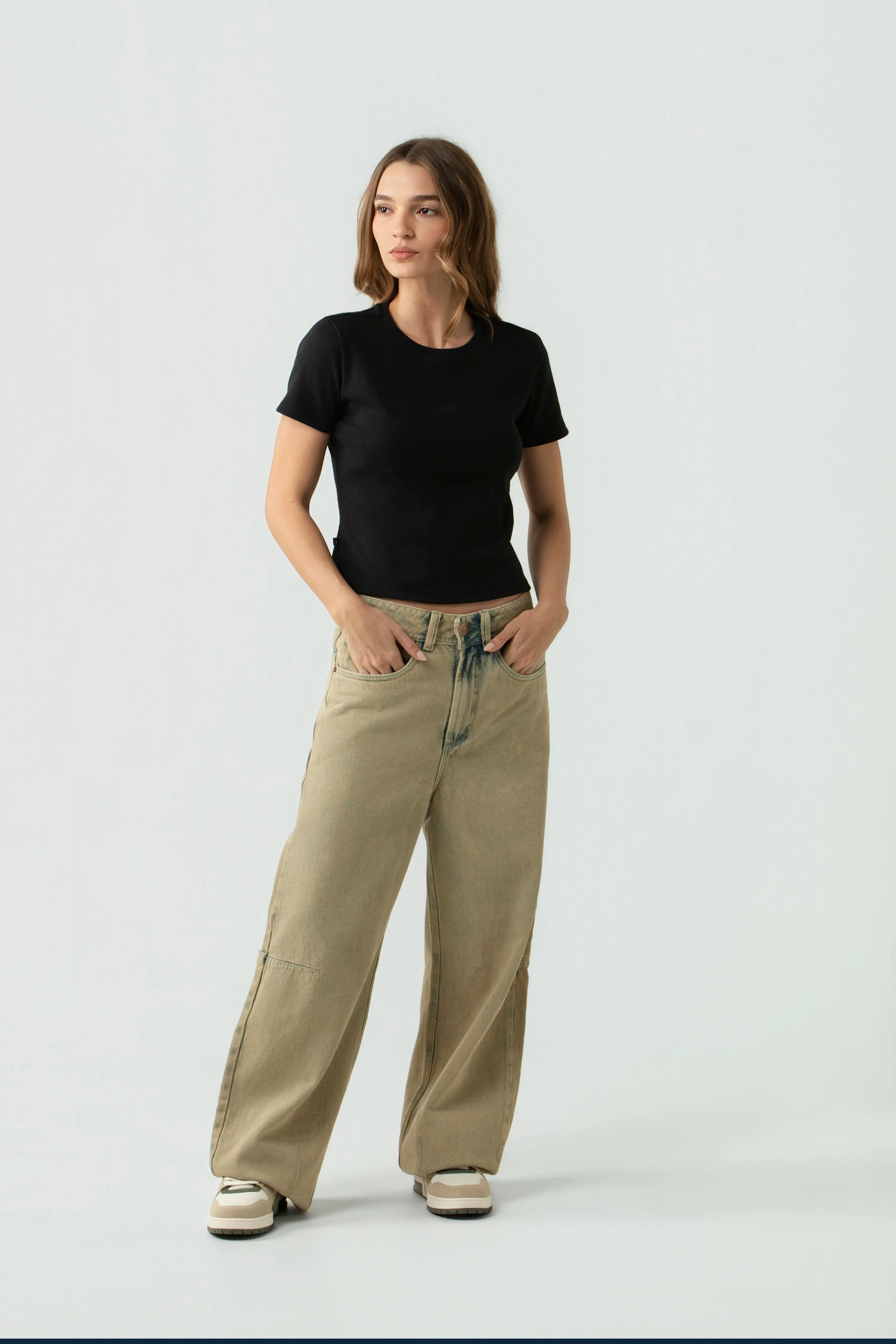 JEAN 5 BOLSILLOS COLOR BEIGE