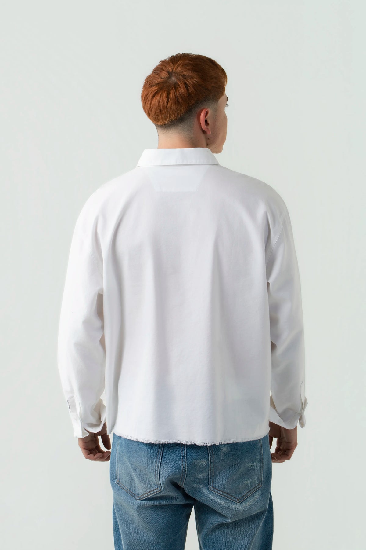 CAMISA MANGA LARGA COLOR BLANCO BLANCO