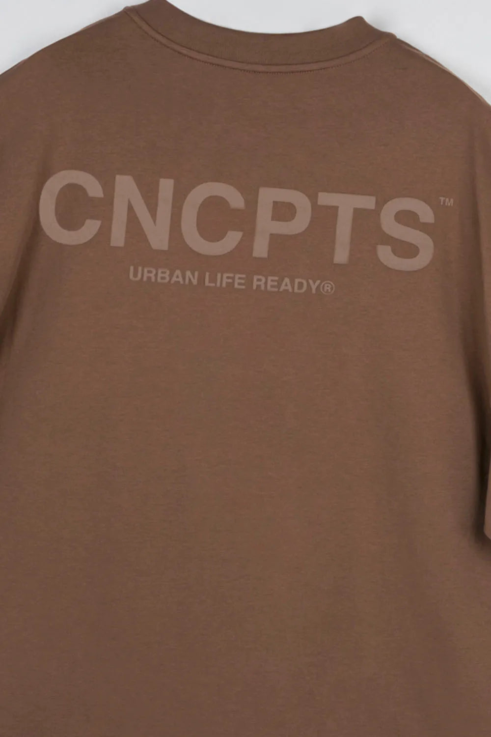 CAMISETA OVERSIZE CNCPTS ESENCIAL COLOR CAFE - QST