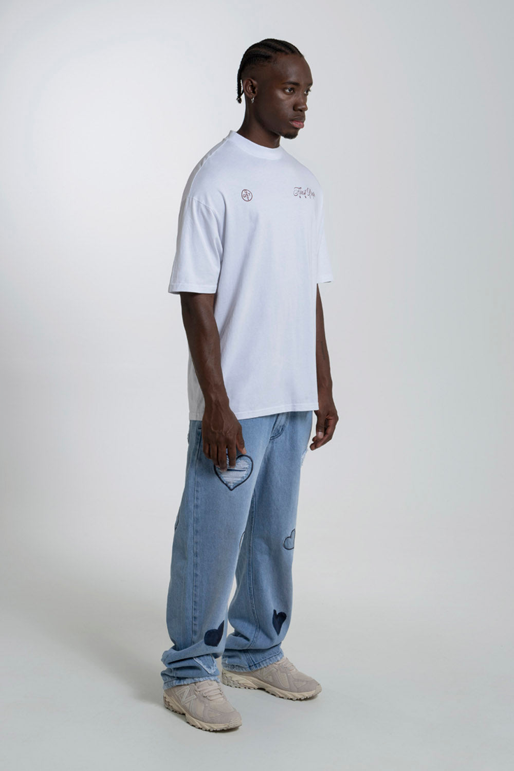 CAMISETA OVERSIZE COLOR BLANCO OPTICO - QST