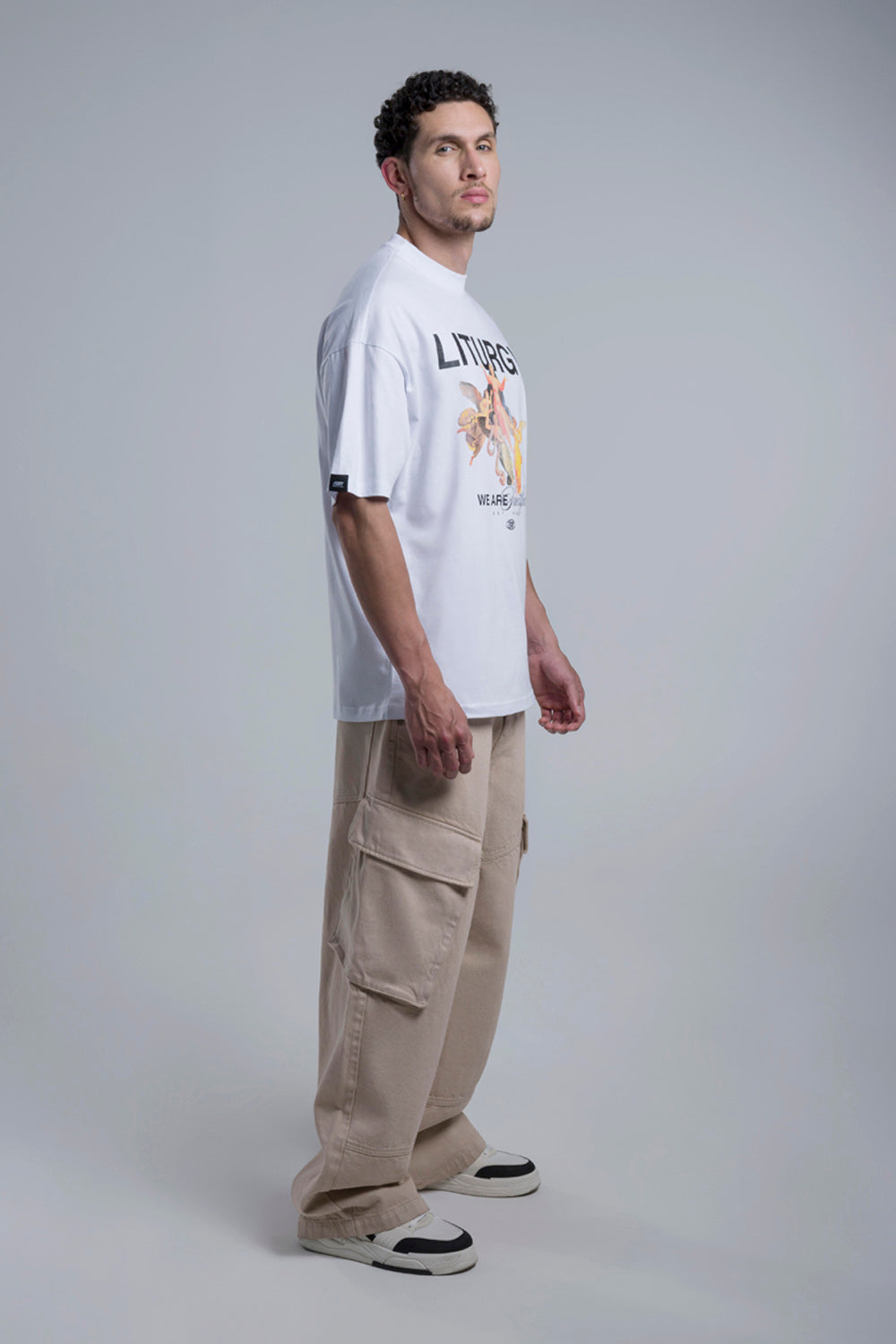 CAMISETA MANGA CORTA COLOR BLANCO OPTICO