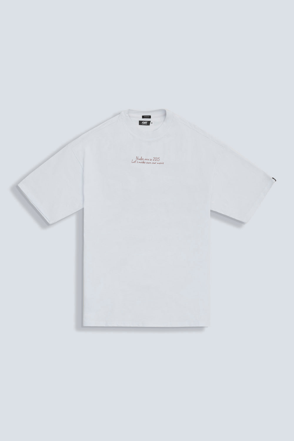 CAMISETA OVERSIZE COLOR BLANCO OPTICO - QST
