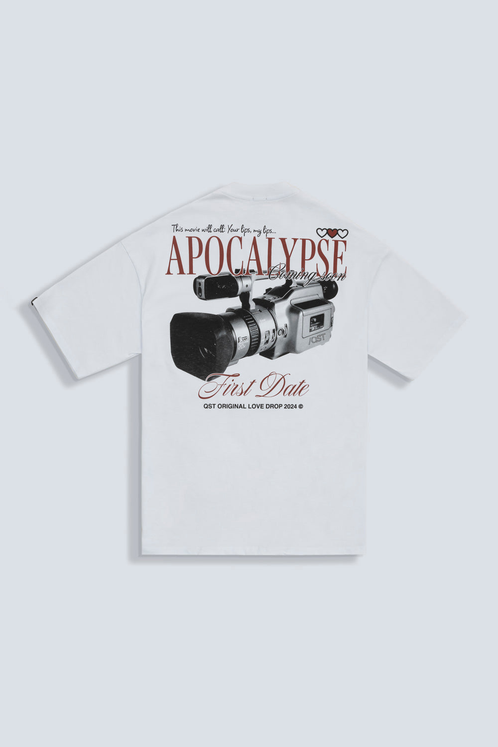 CAMISETA OVERSIZE COLOR BLANCO OPTICO - QST