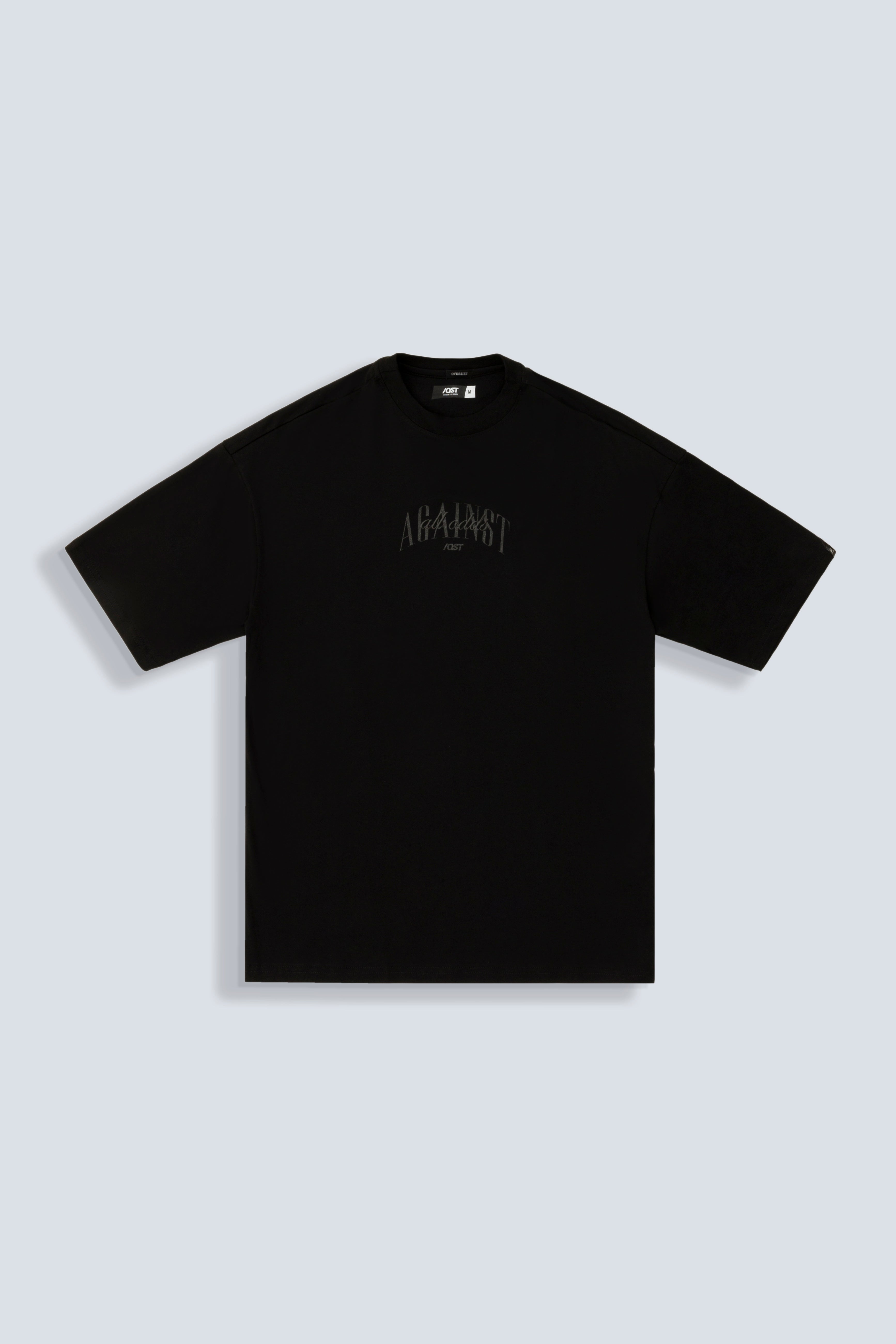 CAMISETA OVERSIZE COLOR NEGRO - QST