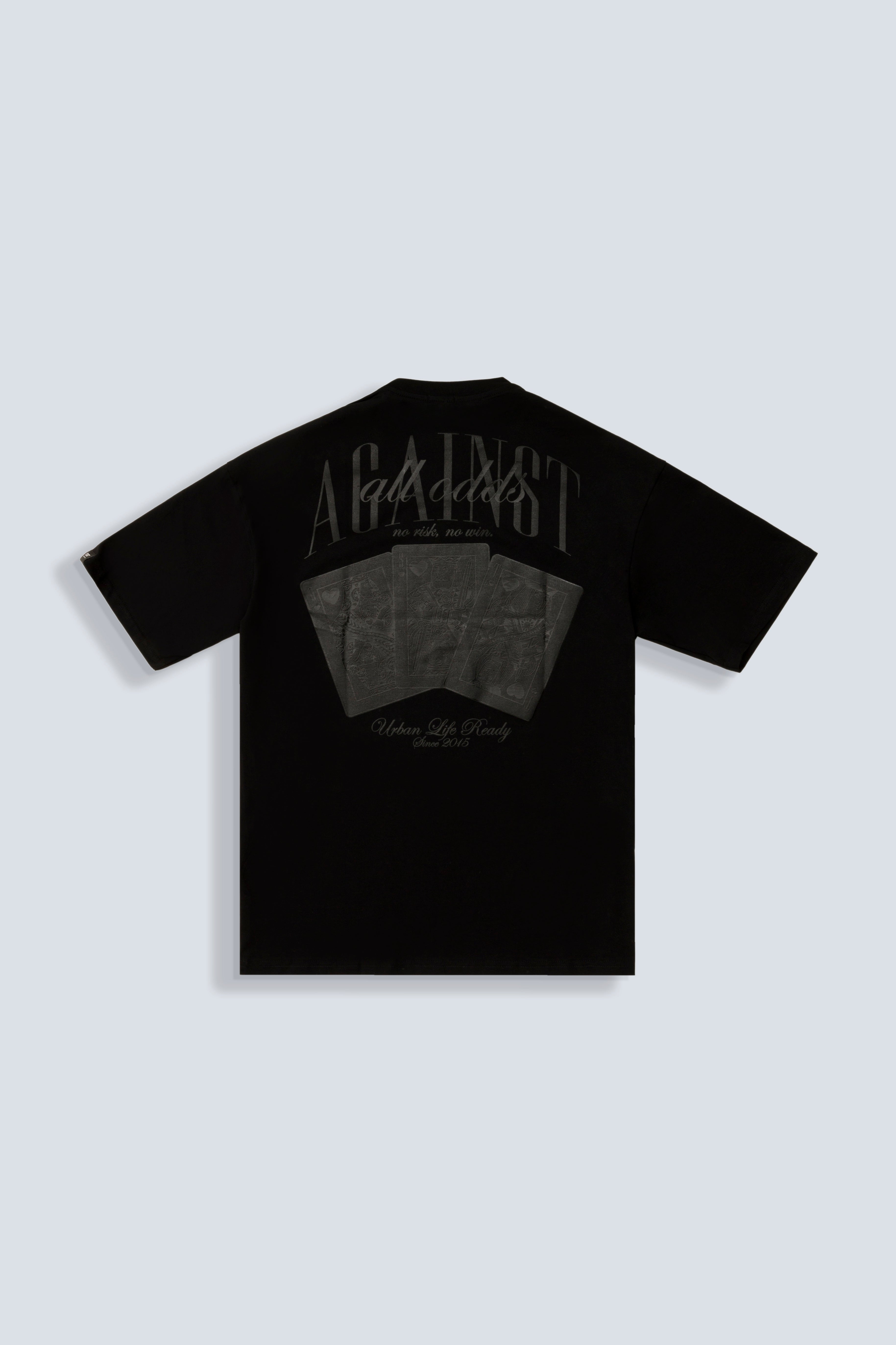 CAMISETA OVERSIZE COLOR NEGRO - QST