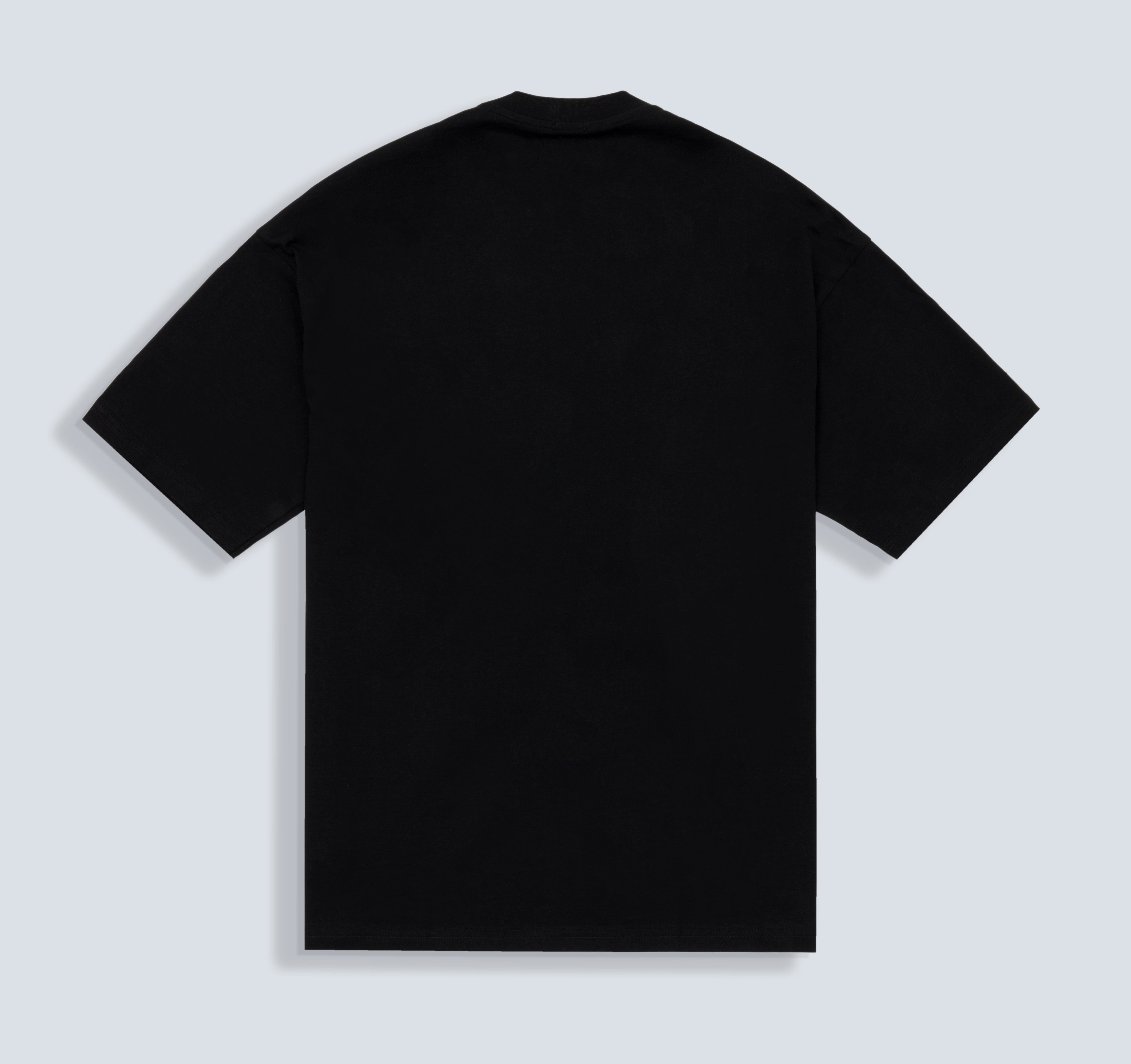 CAMISETA OVERSIZE COLOR NEGRO - QST