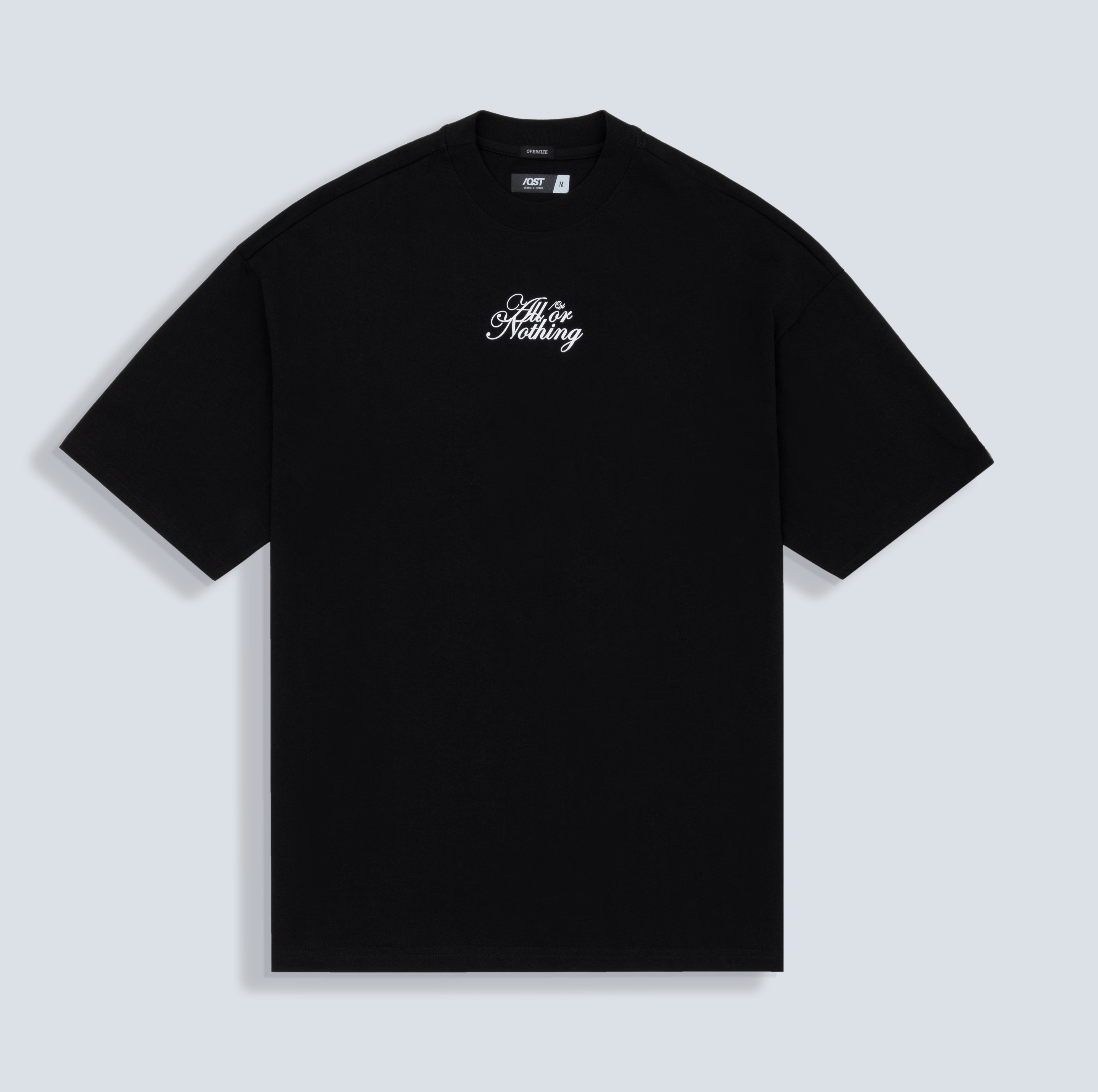 CAMISETA OVERSIZE COLOR NEGRO - QST