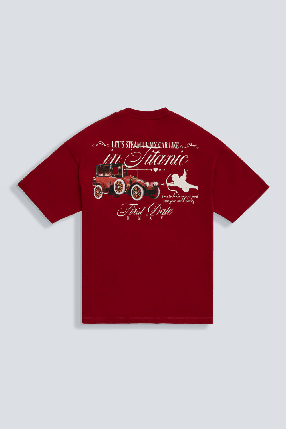 CAMISETA OVERSIZE COLOR RED DAHILA - QST