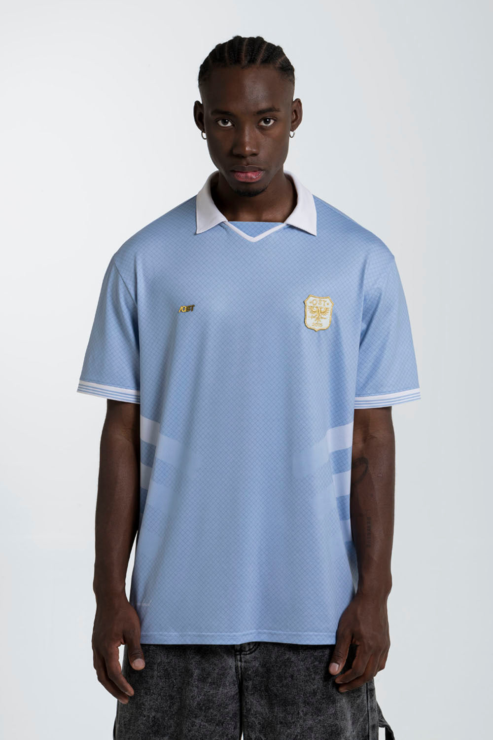 CAMISETA LOOSE COLOR AZUL NIEBLA - QST