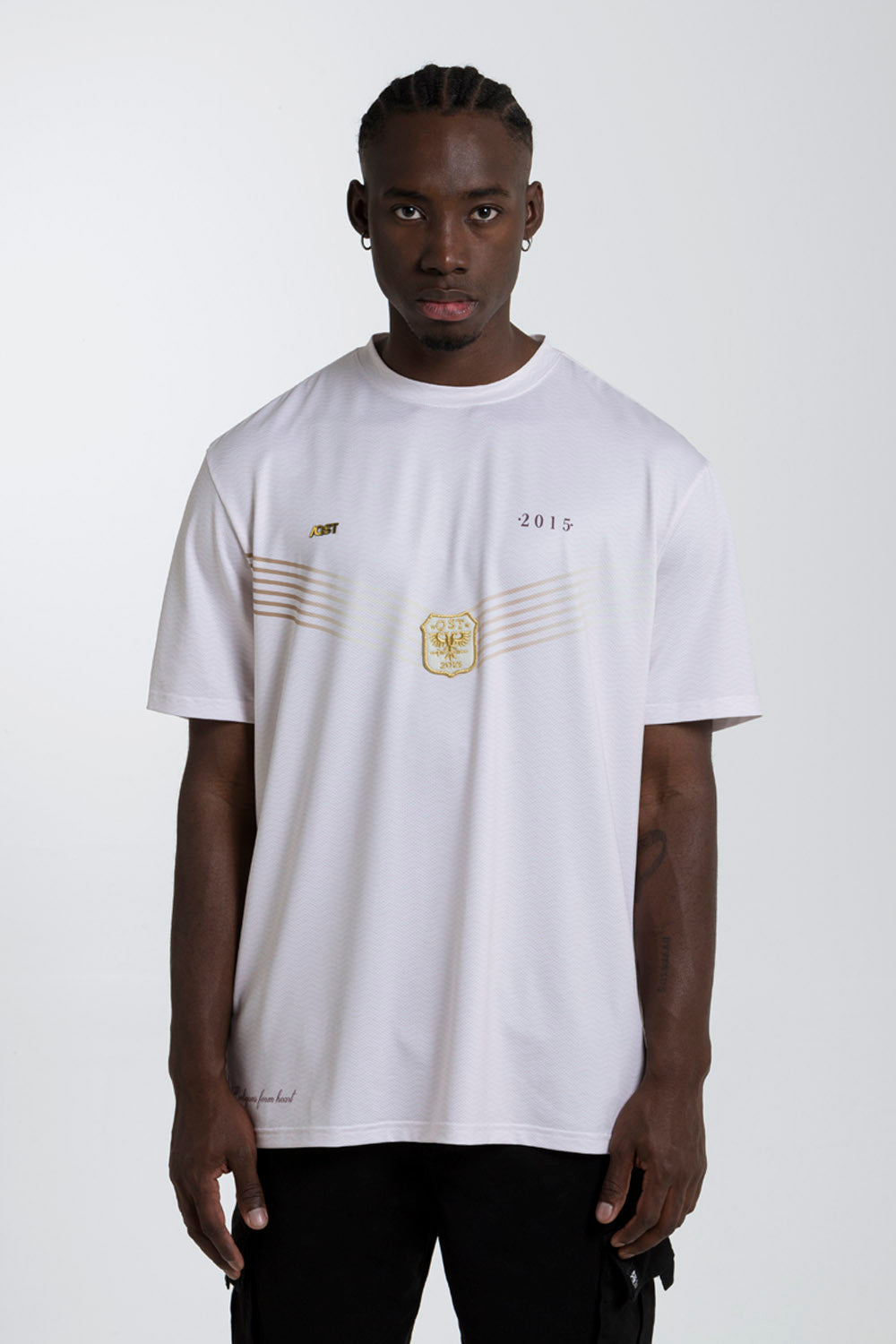 CAMISETA MANGA CORTA COLOR IVORY - QST