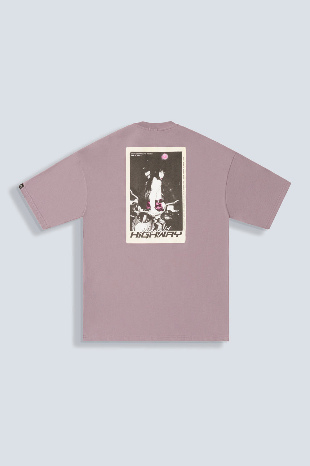 CAMISETA MANGA CORTA COLOR MAUVE - QST