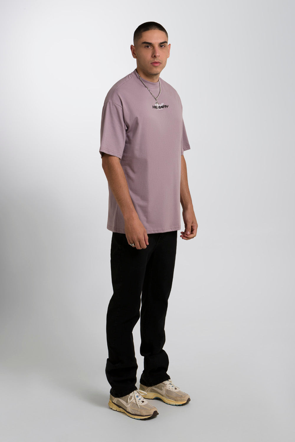 CAMISETA MANGA CORTA COLOR MAUVE - QST